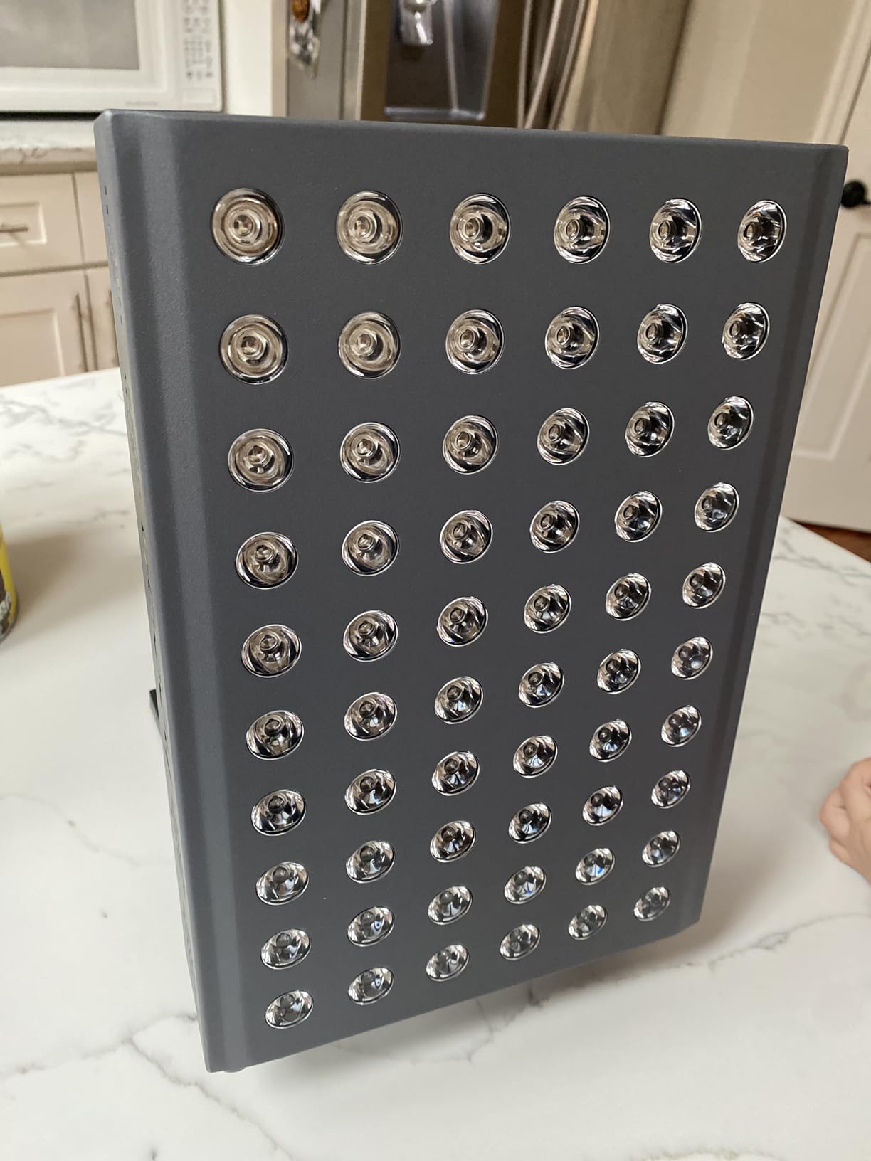 Hooga Red Light Therapy Panel Device – 660nm Red & 850nm Near Infrared Light Therapy, LED Light Therapy Lamp, 60 Dual Chip LEDs, Timer, Table Top Stand Included – PRO300 customer photo 2