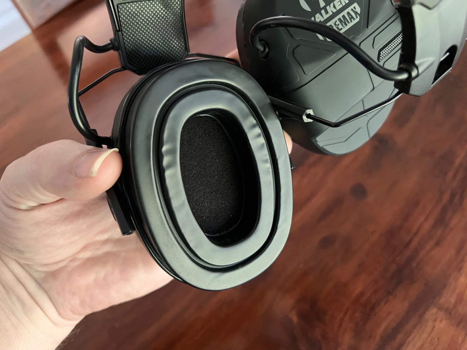 Walker's Rechargeable Lightweight FireMax Electronic Slim Low Profile Hearing Protection Earmuffs with Bluetooth customer photo 2