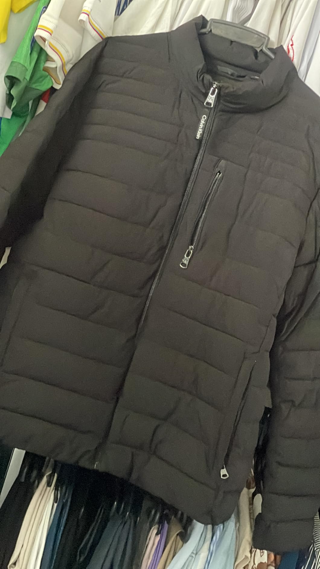 Calvin Klein Men's Full Zip Down Puffer Coat customer photo 1