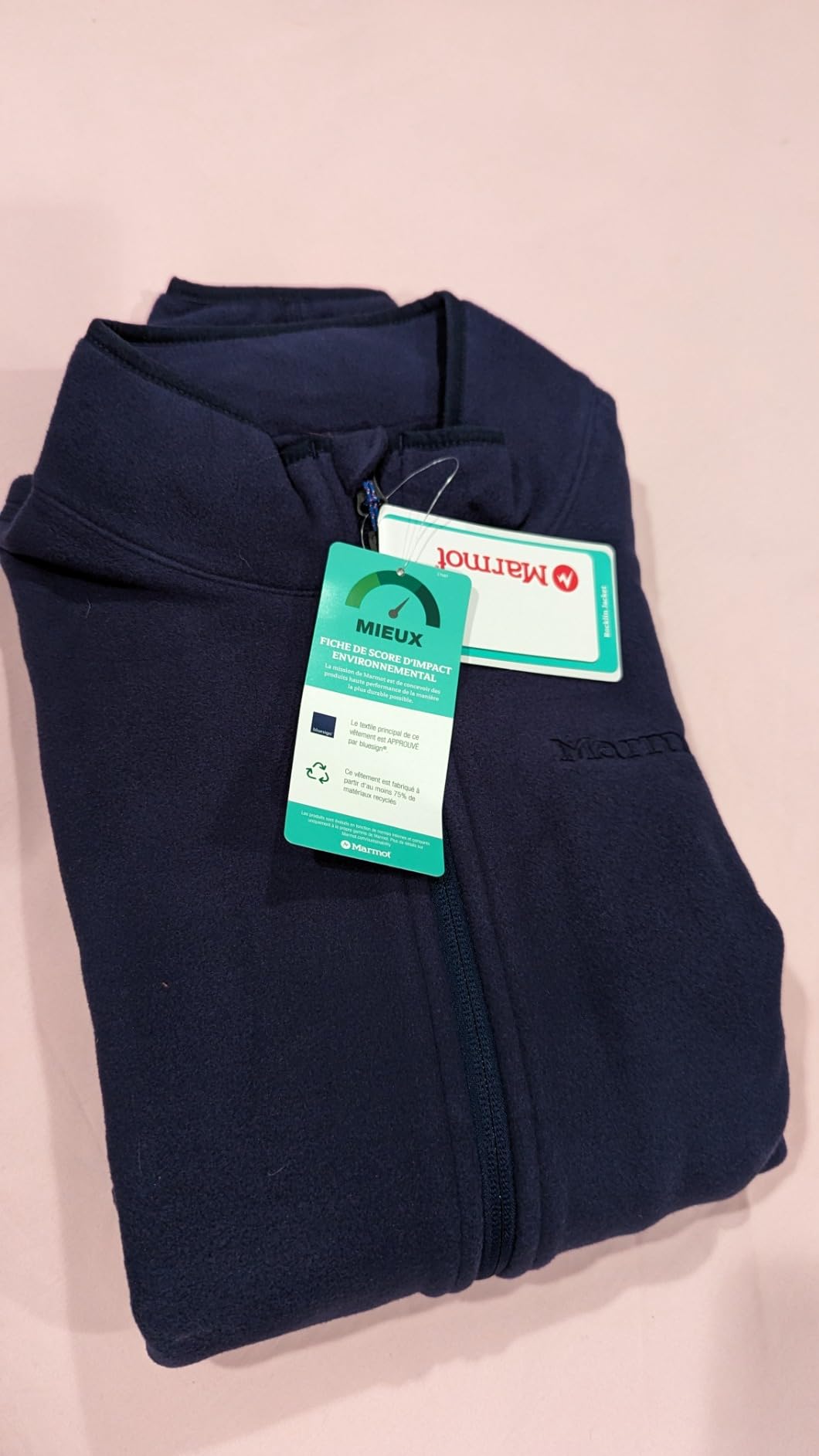 MARMOT Men's Rocklin Full-Zip Jacket - Classic, Warm, Lightweight 100-Weight Fleece Layer customer photo 1