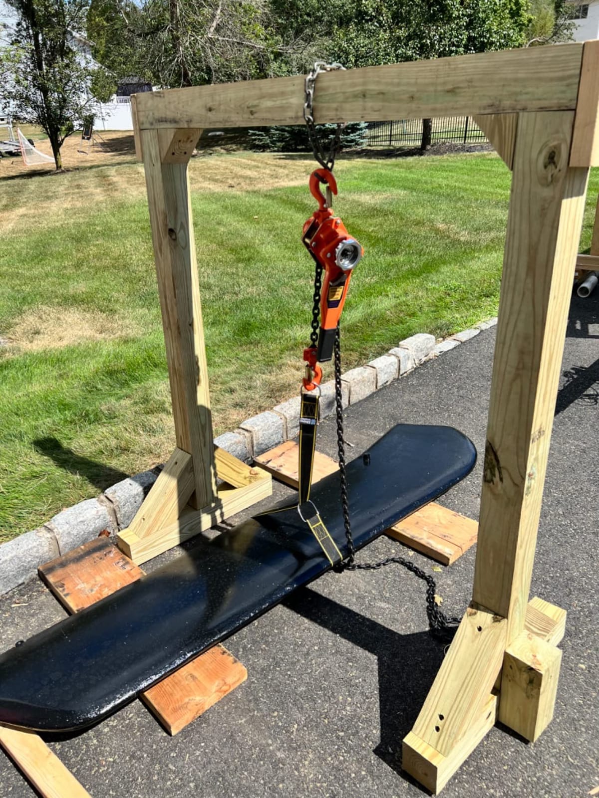 SPECSTAR Lever Chain Hoist 3/4 Ton 1650 Lbs Capacity 10 Feet with 2 Heavy Duty Hooks customer photo 2