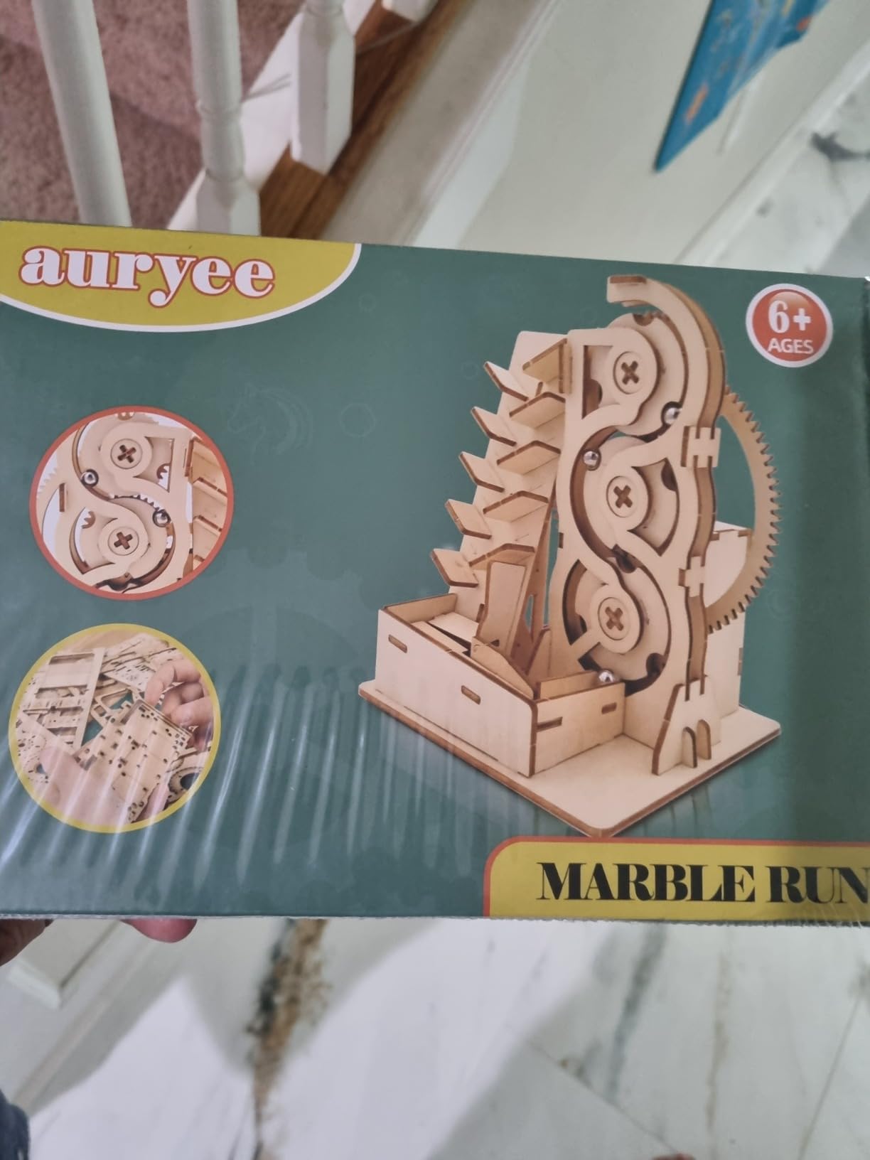 Solar 3D Wooden Puzzle Marble Run DIY Model Kit Wood Mechanical Craft Sets customer photo 1