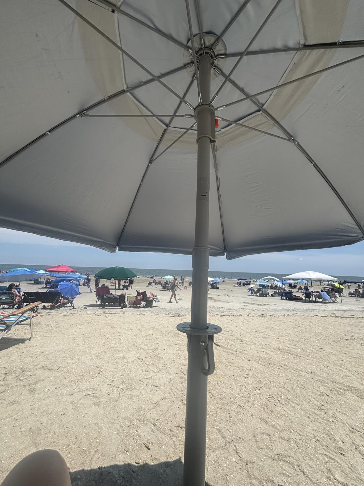 Wondershade Ultimate Portable Sun Shade Umbrella - Lightweight Adjustable Outdoor Patio & Beach Umbrella with Tripod Base (Navy) customer photo 1