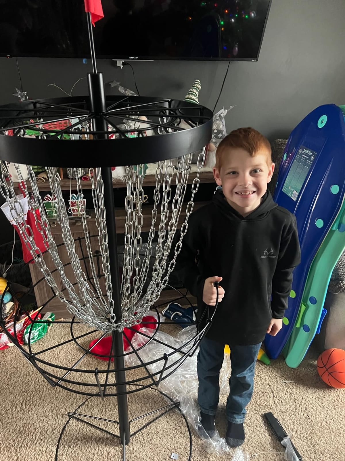 TARUMG 24-Chains Disc Golf Basket with Handbag & Discs, Multi-Colors Choices | Durable&Stainless Chains for Stability; Coating can resist bad-weather; Detachable Design & Handbag for Portability customer photo 1