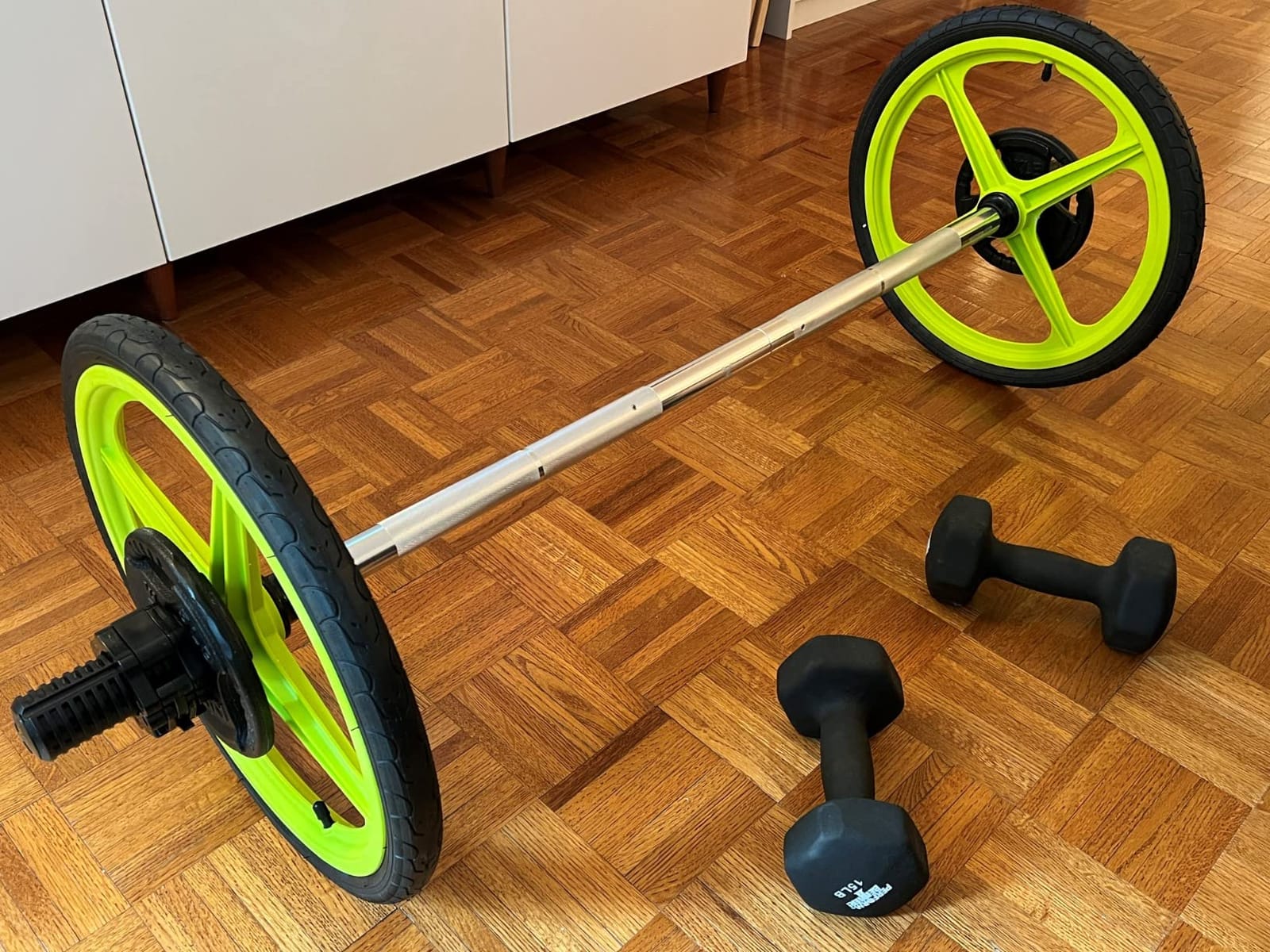AXLE Home Gym Workout Barbells - Barbell Weight Set for Strength Training customer photo 1