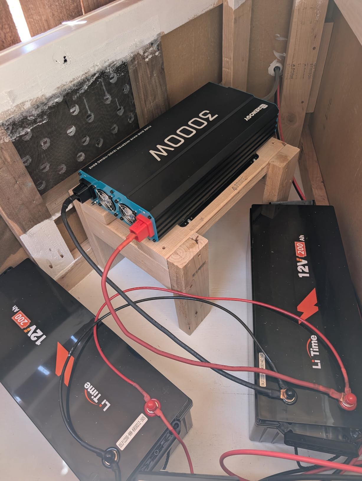 Renogy Inverter P2 3000W Pure Sine Wave Inverter 12V DC to 120V AC Converter for Home, RV, Truck, Camping, Trailer, with Wired Remote Controller, Support Li, AGM, SLD, Gel, FLD Batteries customer photo 2