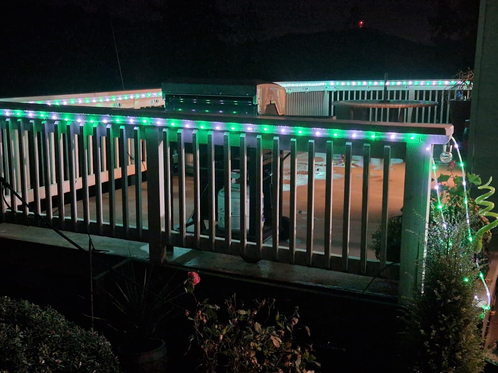 Dazzle Bright 300 LED Christmas String Lights, 100 FT Connectable Waterproof String Lights Green Wire with 8 Modes, Christmas Decorations for Indoor Outdoor Xmas Party Yard Garden (Multi Colored) customer photo 1