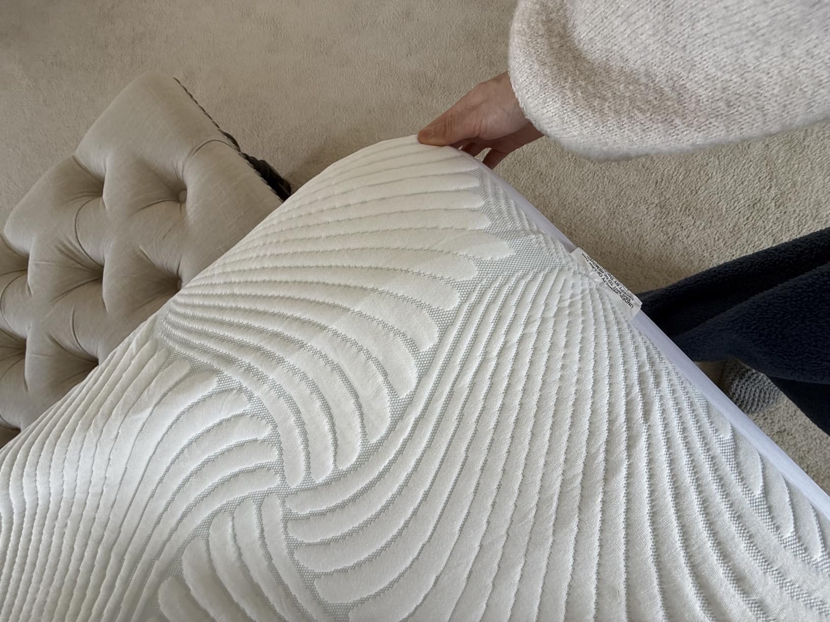 Heated Mattress Pad Queen, 3D Air Fabric, Preheat & Memory for Cold Winter | Electric Bed Warmer, 12 Heat Settings, Dual Controls, 1-12 Hour Auto-Off, Lighted Buttons, 60 x 80 in, ETL Listed customer photo 1