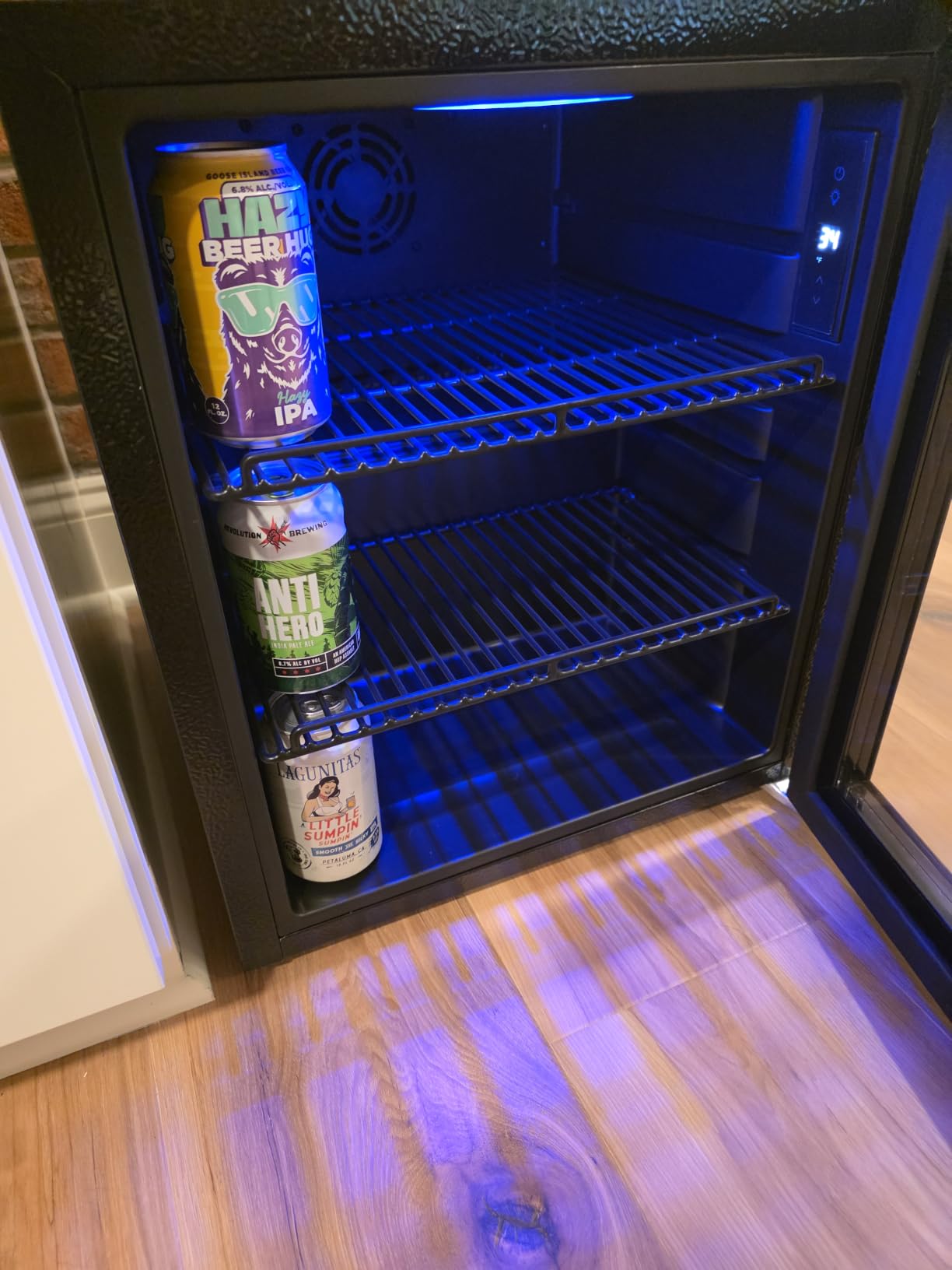 24 Inch Wine Cooler Refrigerator, 179 Bottles Professional Wine Cellars with Powerful Compressor,Quiet Operation and Elegant Design for The Wine Lovers customer photo 1