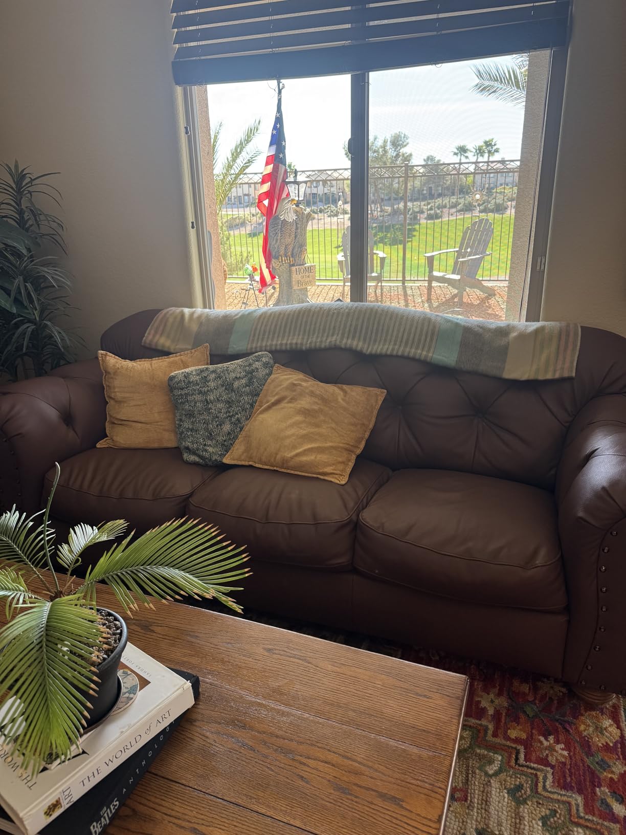 Alpaca Wool Throw Blanket | Super Soft, Lightweight, Breathable and Hypoallergenic | Non-Itchy or Scratchy (Blue White Varicolored, Striped) customer photo 1