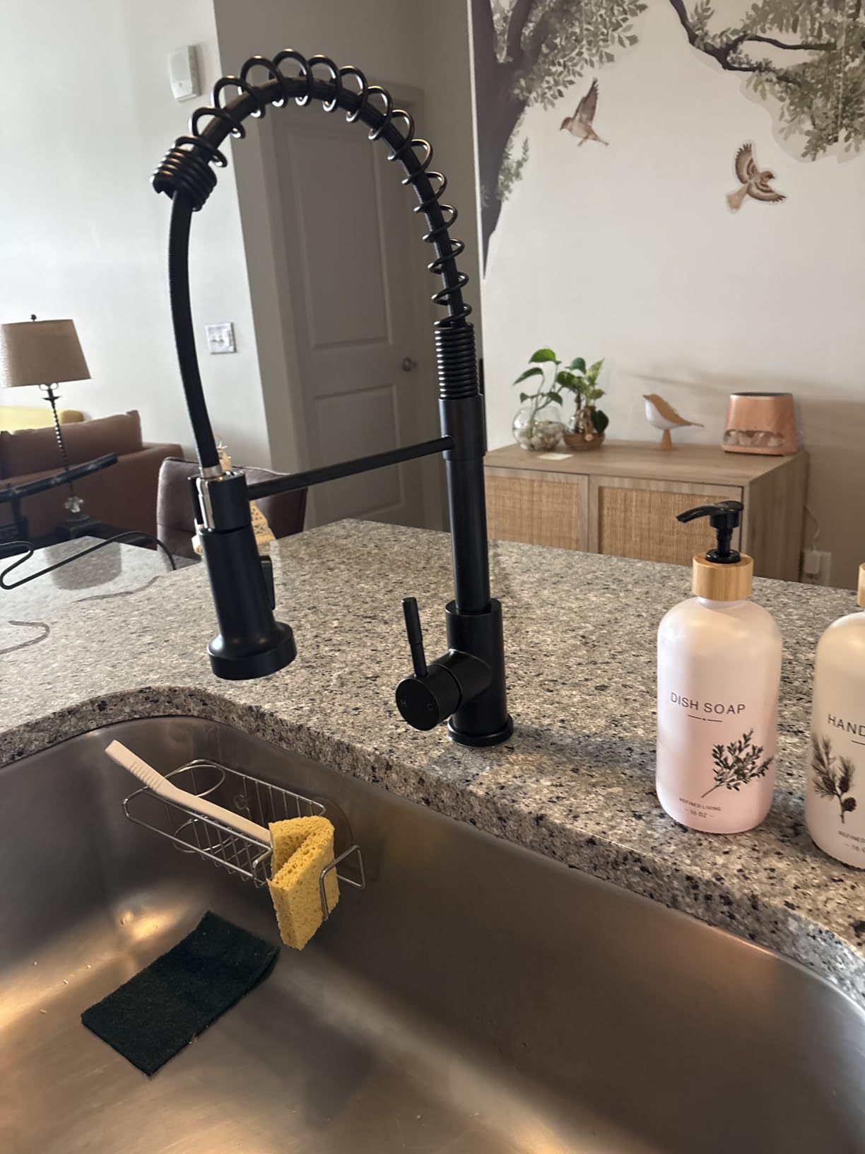 GIMILI Smart Touchless Kitchen Sink Faucet with Pull Down Sprayer, Motion Sensor Activated Hands-Free Single Handle Kitchen Faucet Brushed Nickel customer photo 2