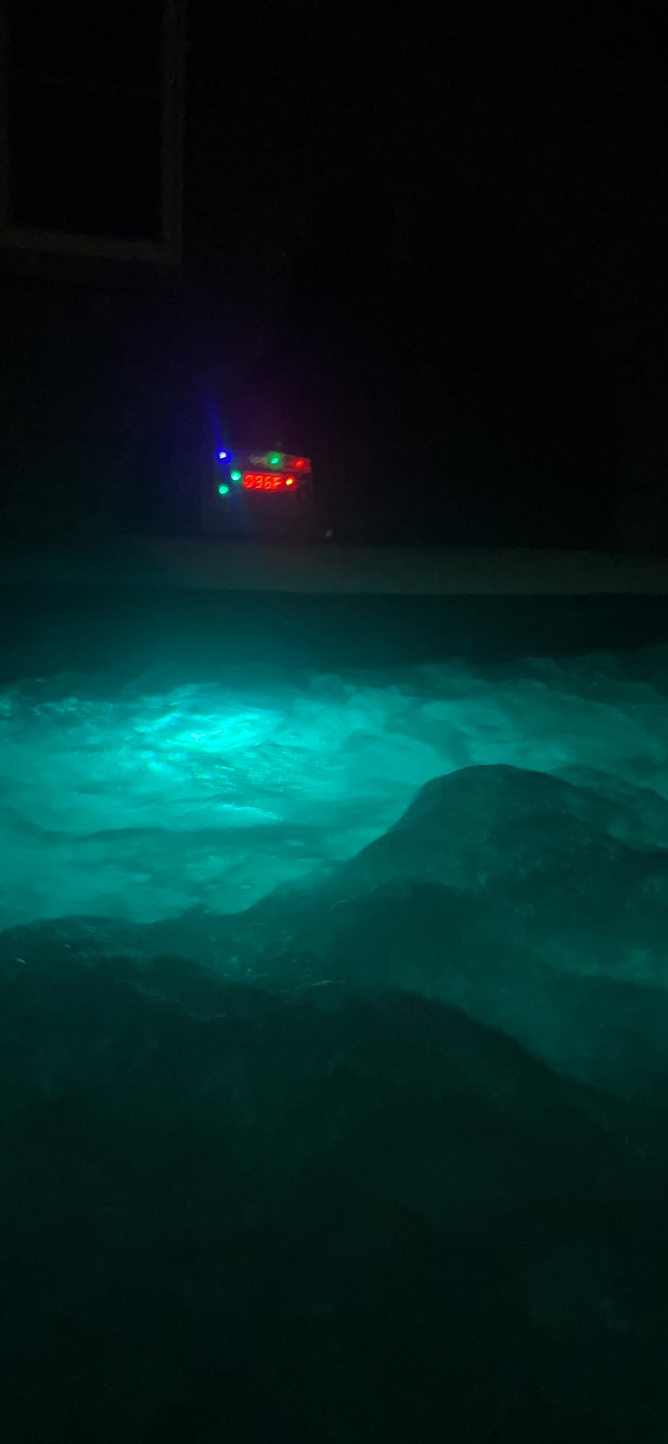 INTEX PureSpa 6 Person Inflatable Hot Tub with Energy-Efficient Spa Cover | 28451EP Greystone Deluxe: Built-in Hard Water Treatment, 77in x 28in - 2 Headrests & LED Light Included customer photo 1