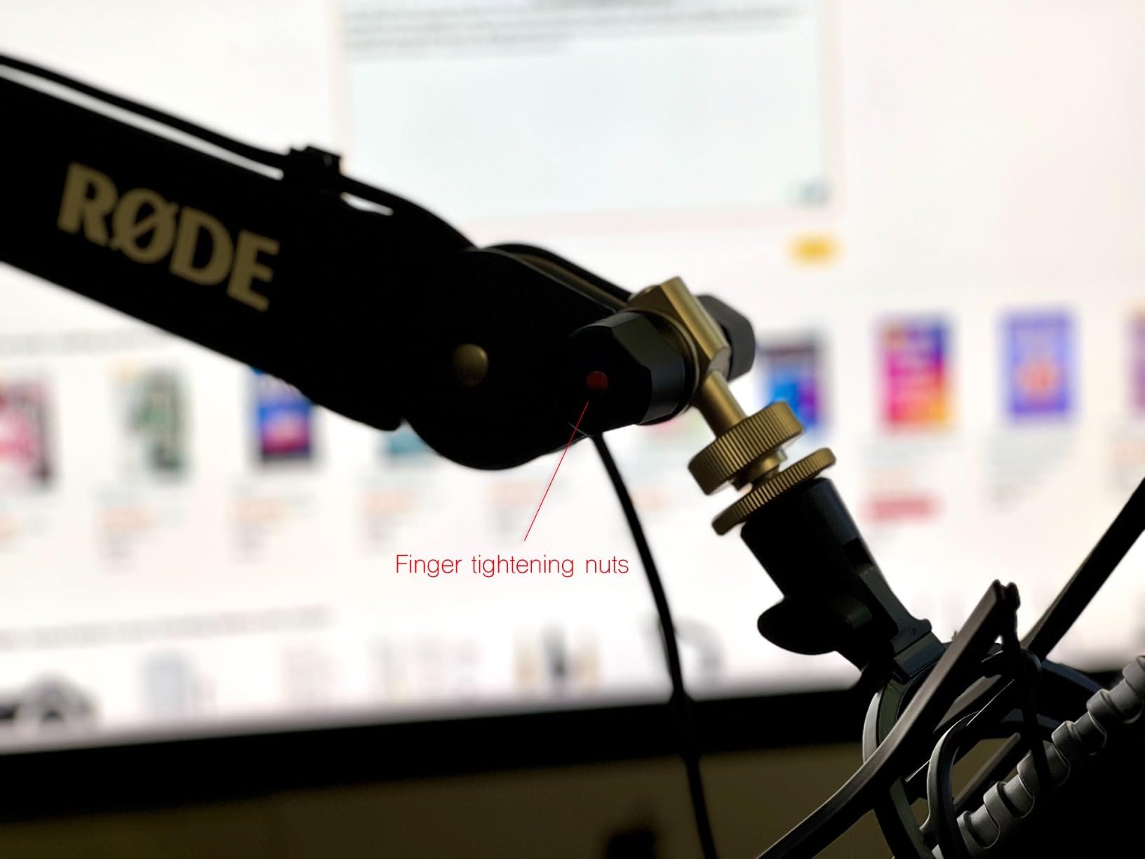 RØDE PSA1+ Professional Studio Arm with Spring Damping and Cable Management, Black customer photo 1