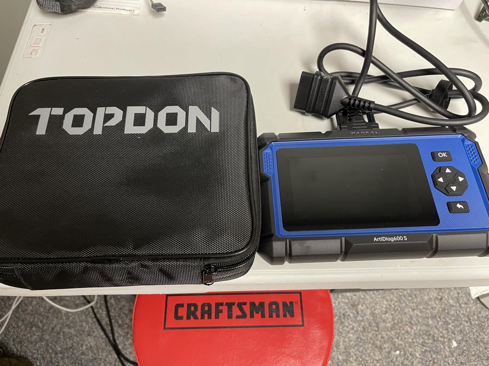 TOPDON AD600S OBD2 Scanner, Engine ABS SRS Transmission Diagnostic Tool customer photo 1