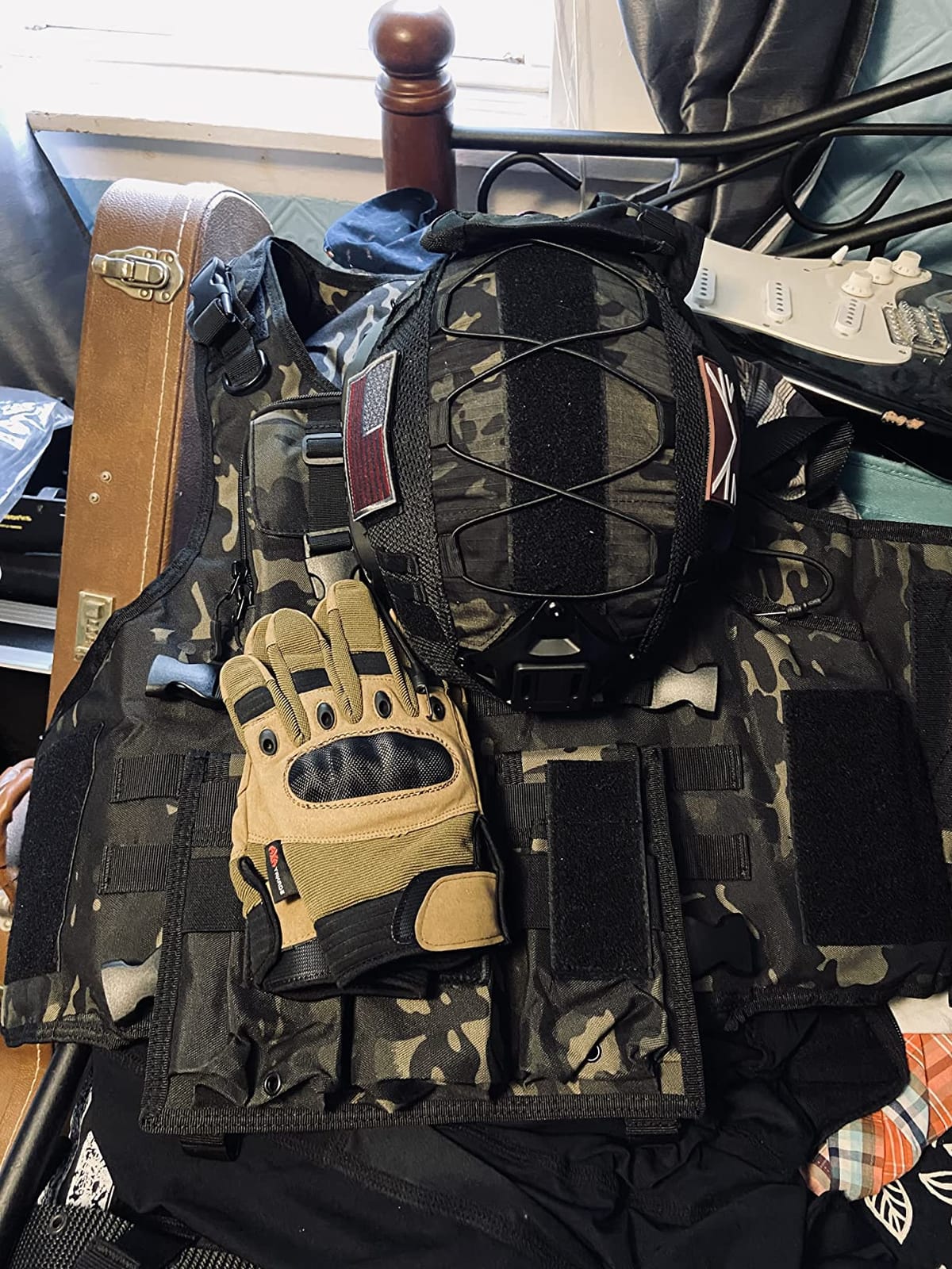 YAKEDA Outdoor Tactical Airsoft Vest Adjustable Fit Adult customer photo 2