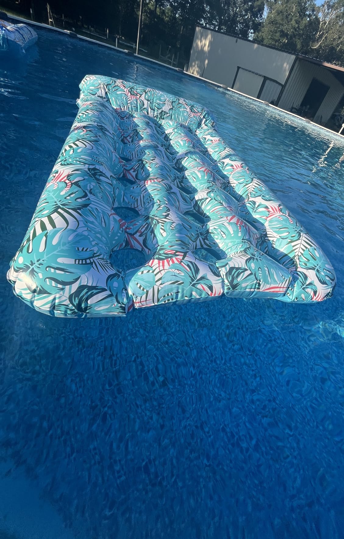 Stonful 2 Pack Inflatable Pool Floats, Cooling Pool Rafts for Adults | Thickened PVC, 21-Cooling Vents, Giant Water Loungers, Headrest, Multi-purpose Pool Floaties customer photo 1