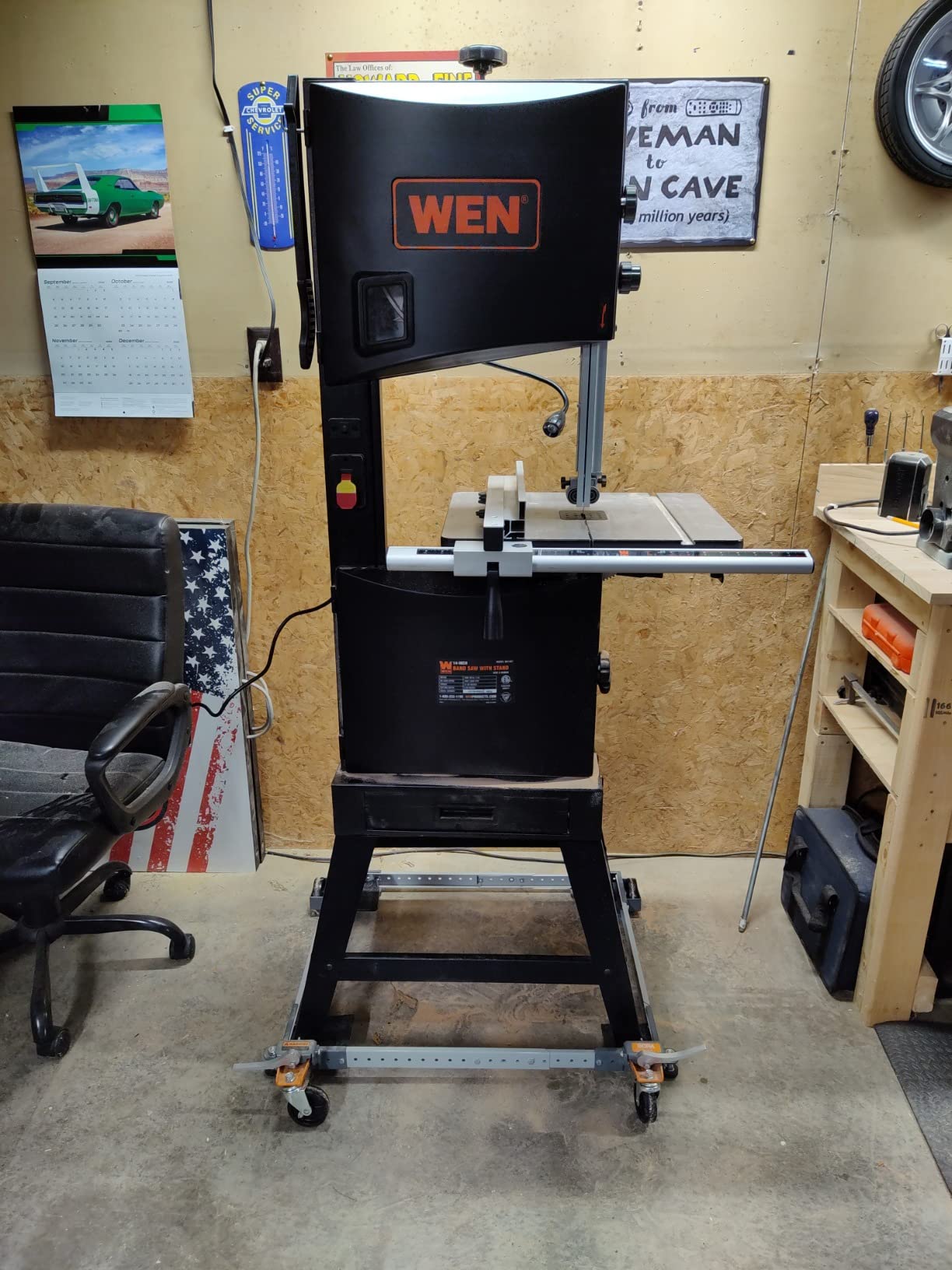 WEN (BA1487) Band Saw with Stand,Two-Speed,Black,14-Inch customer photo 1