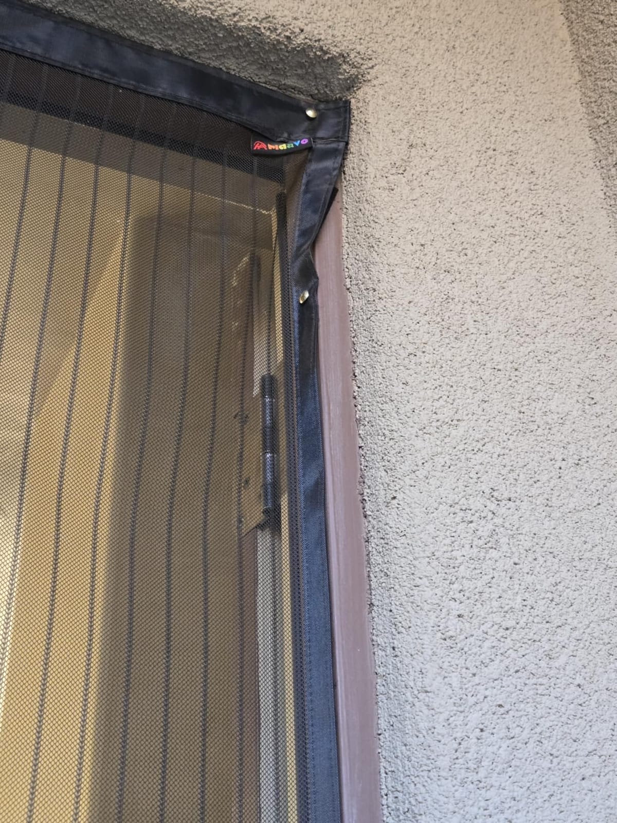 Mesh Screen with Magnetic Closure-Keeps Bugs Out Let Breeze in, Heavy Duty - Pet and Kid Friendly, Works with Front, Sliding Doors (38 x 82 Inch) customer photo 2