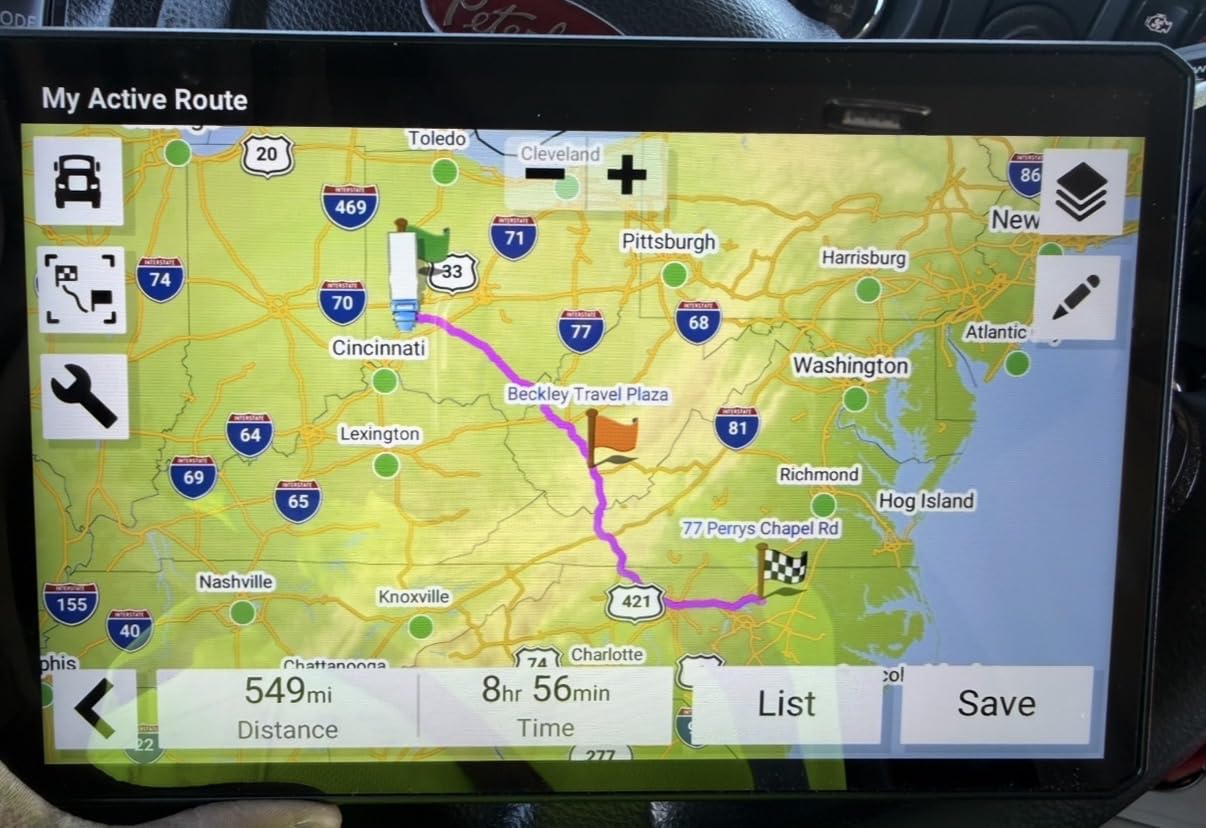 Garmin dēzl™ OTR1010, Extra-Large, Easy-to-Read 10” GPS Truck Navigator customer photo 1