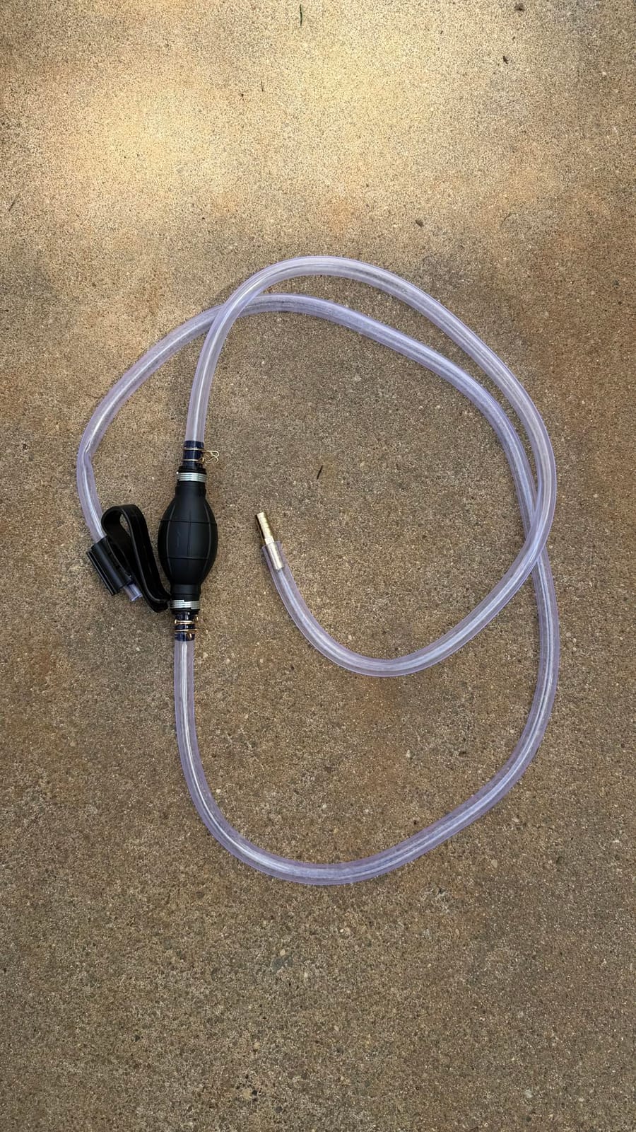 H-veenjor Gasoline Siphon Hose Pump, Hand Water Transfer Pump | Gas Siphon Pump for Water Oil Petrol Diesel, Manual Fuel Pump with 2 Premium PVC for Lawnmower Motorcycle Tractor Fish Tank customer photo 1