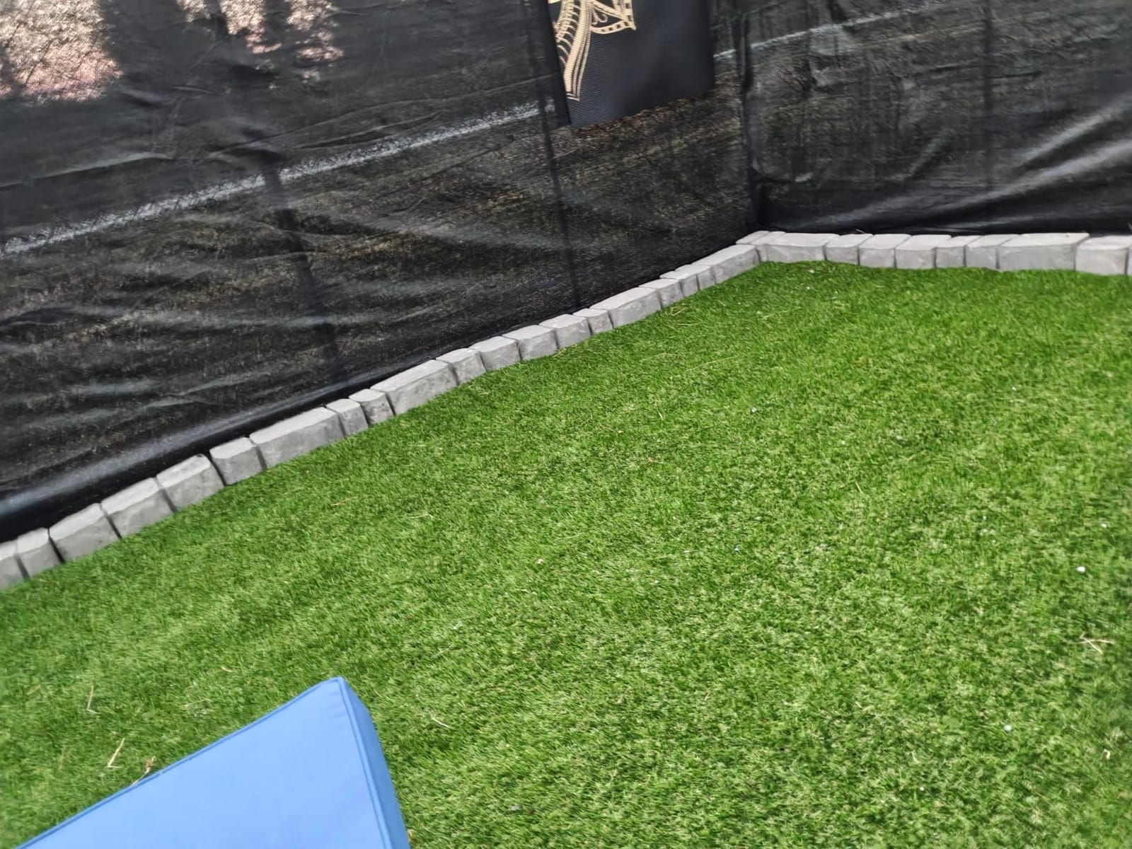 Heyroll Artificial Turf Grass Indoor Outdoor 7 ft x 15 ft, 0.8 inch Realistic Synthetic Fake Grass, Artificial Lawn Rug Dog Pets Mat, Turf Carpet for Patio Landscape Backyard, Custom Size customer photo 2