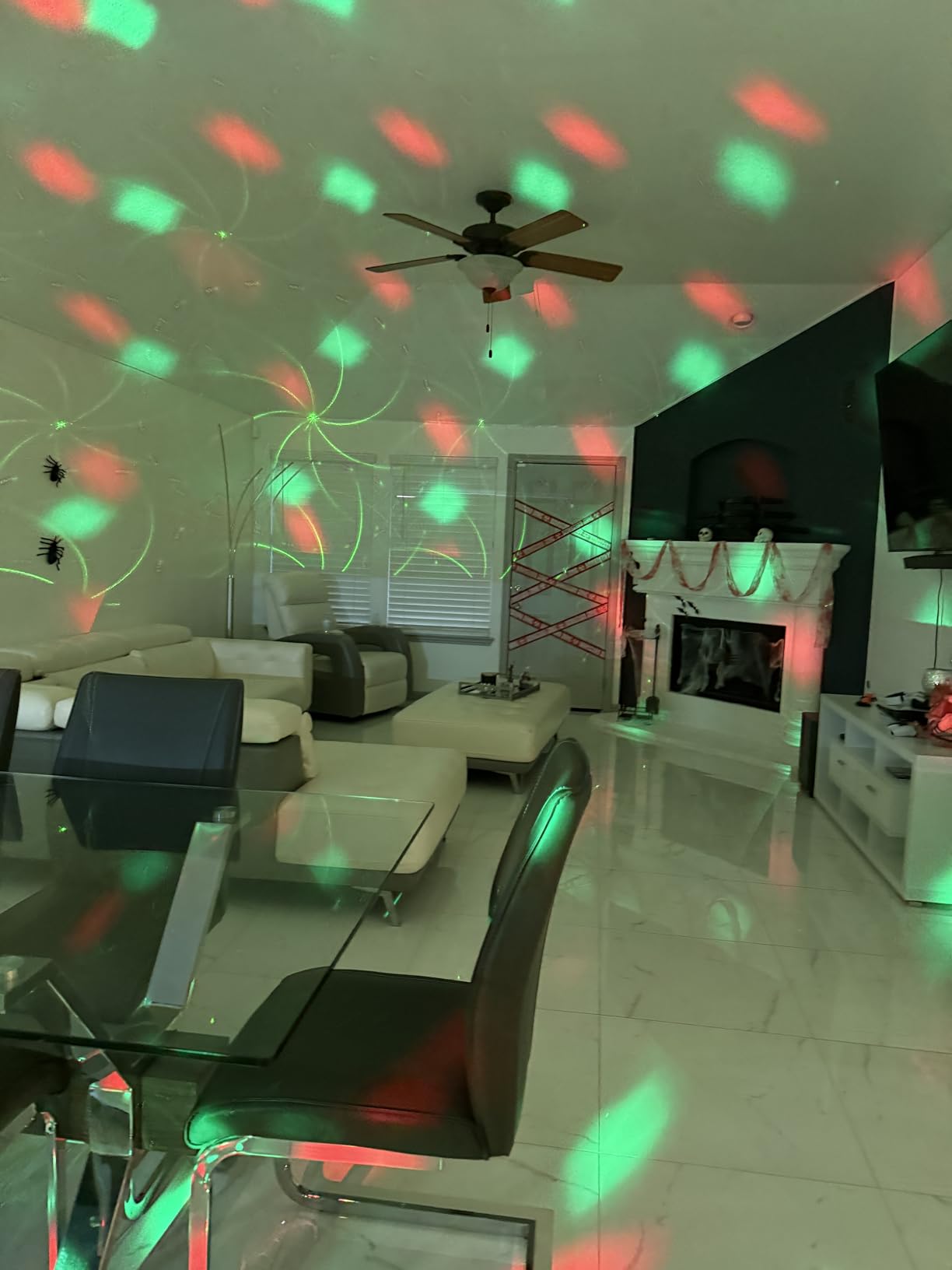 Party Lights Dj Disco Ball Light with Pattern Projection and Sound Activated, Buclhoz RGB Colored Strobe Stage Lighting for Parties Indoor Dance Birthday Rave Bar Karaoke Christmas Wedding Show Club customer photo 1