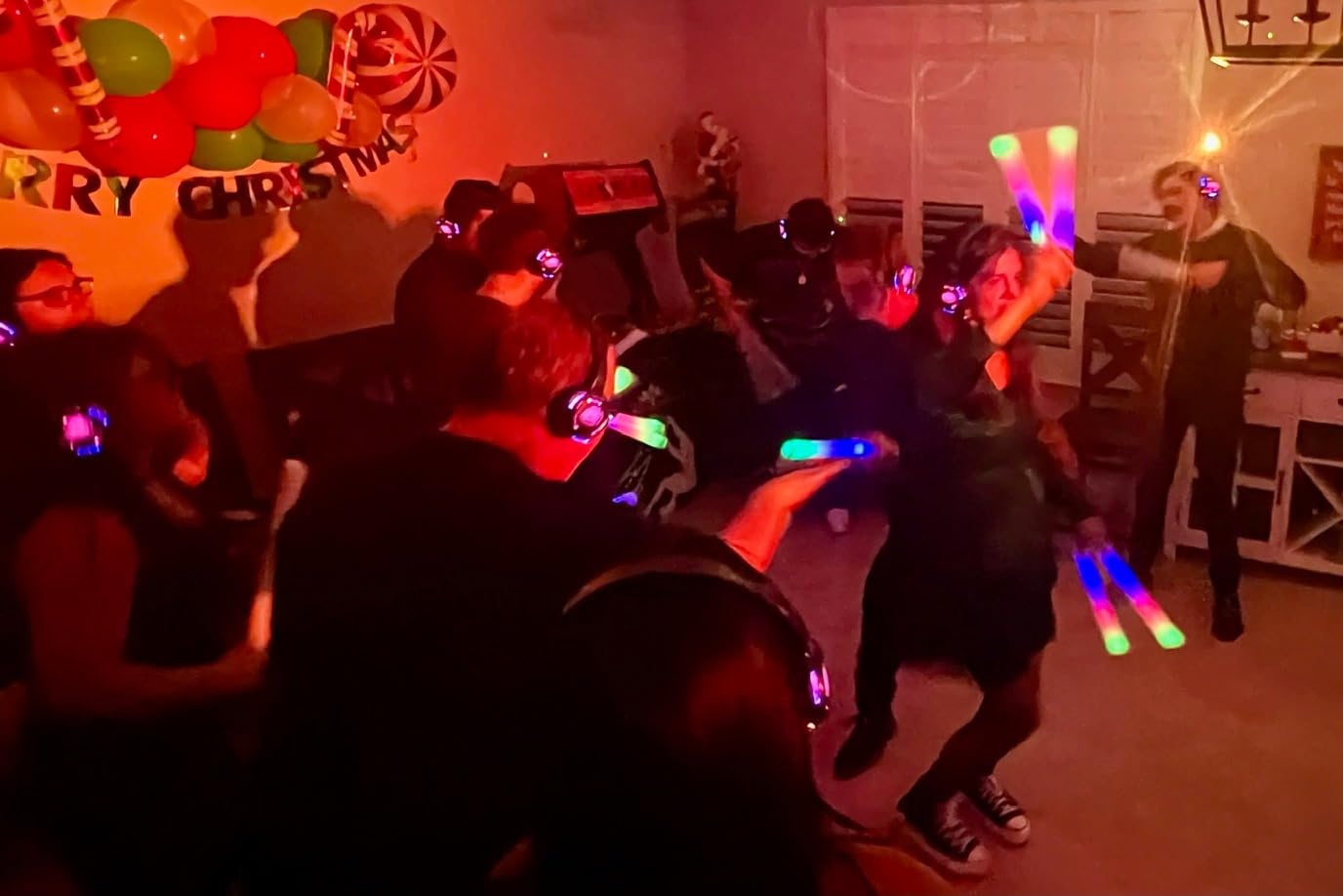 Party Lights Dj Disco Ball Light with Pattern Projection and Sound Activated, Buclhoz RGB Colored Strobe Stage Lighting for Parties Indoor Dance Birthday Rave Bar Karaoke Christmas Wedding Show Club customer photo 2