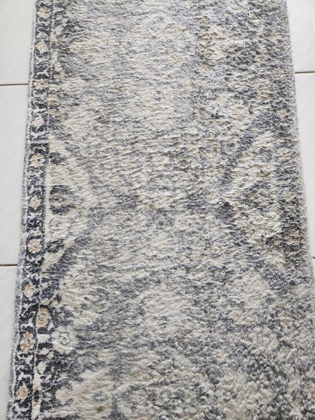 HEBE Hallway Runner Rug 2'x6', Washable Non Slip Kitchen Rug Runner | Soft Boho Bedroom Runner Rug, Vintage Distressed Low-Pile Floor Carpet Runners for Hallway, Entrance, Bathroom, Laundry customer photo 2