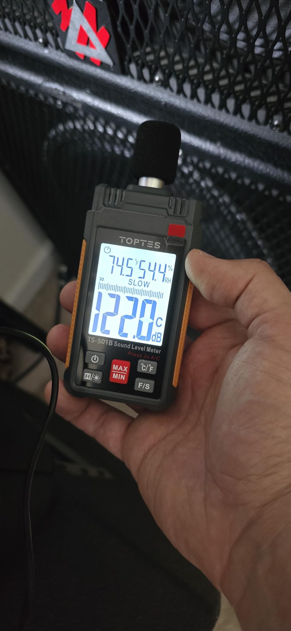 Decibel Meter, TopTes TS-501B Sound Level Meter with 2.25