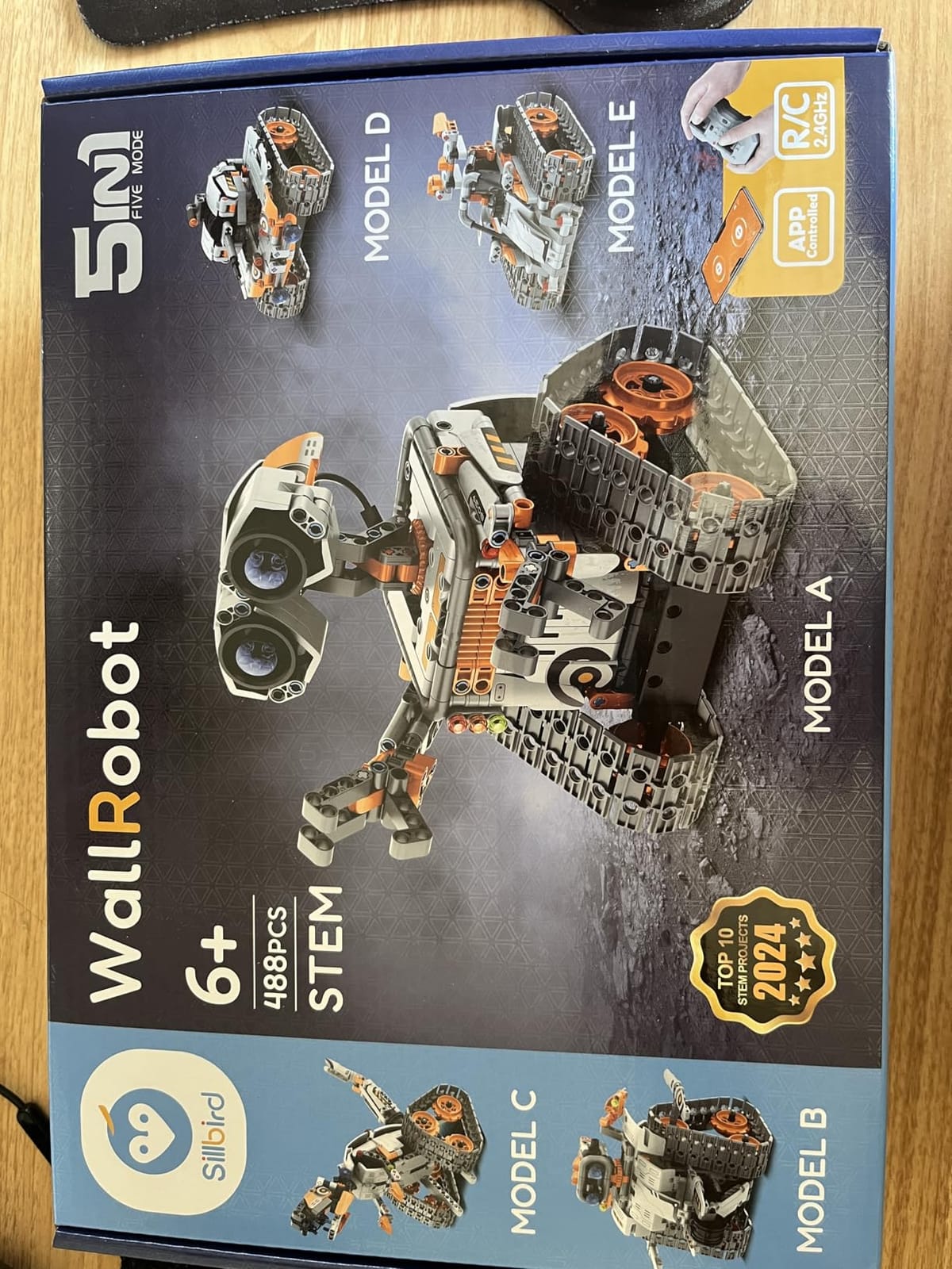 Sillbird STEM Robot Building Kit with Remote Control Gifts for Boys 8-13 | Coding Robotic Set, Educational Birthday Gifts, App-Controlled, Buildable 5in1 Models, 488 Pieces customer photo 2