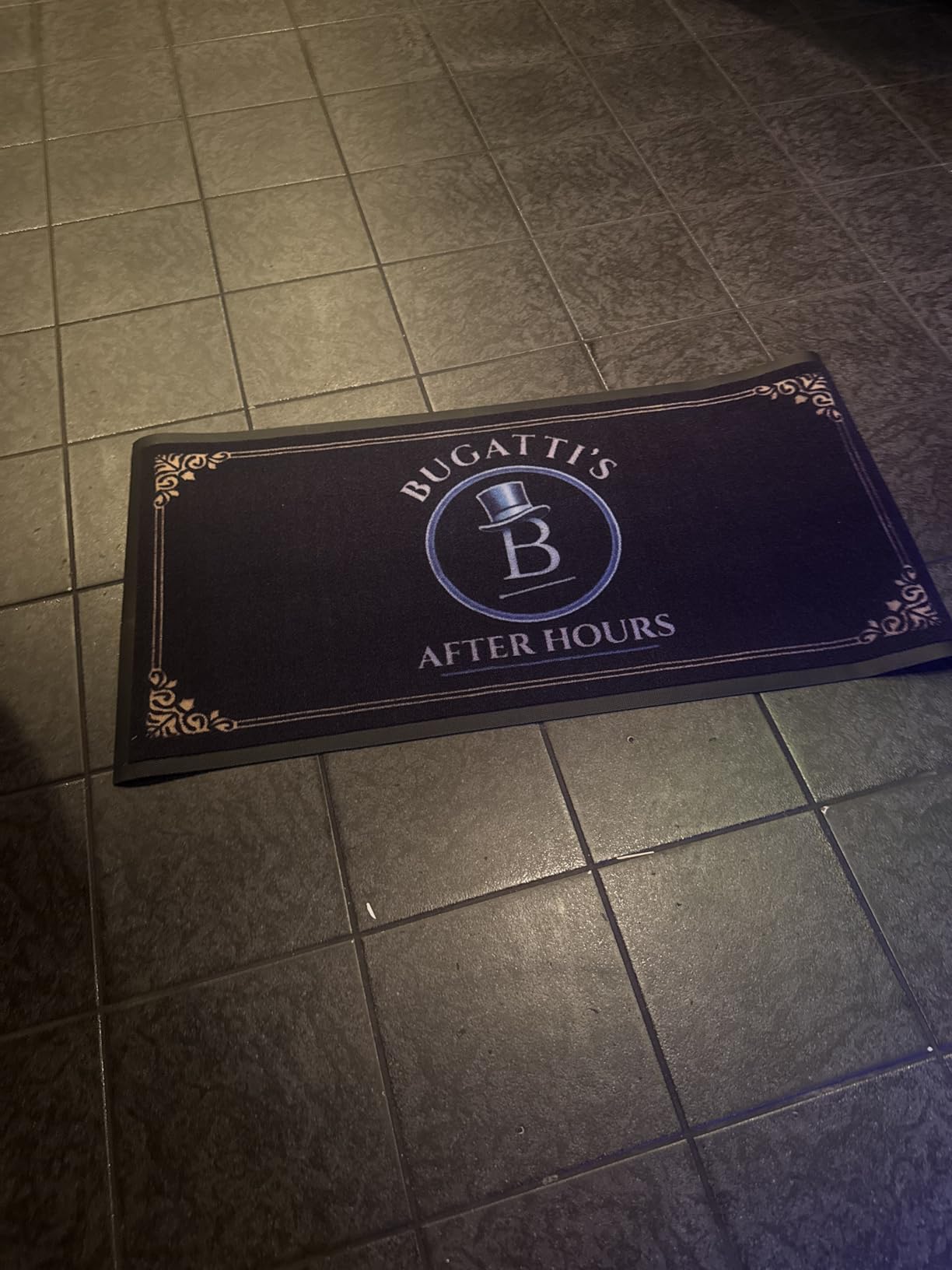 Custom Logo Welcome Doormat Non-Slip Commercial Front Door Mat customer photo 1