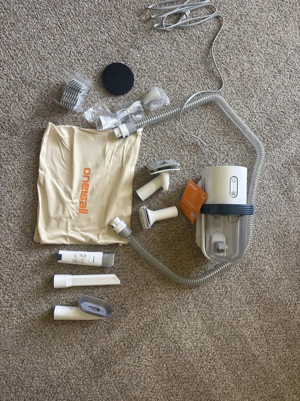 oneisall Dog Grooming Vacuum,7 in 1 Grooming kit Tools with Low Noise customer photo 1