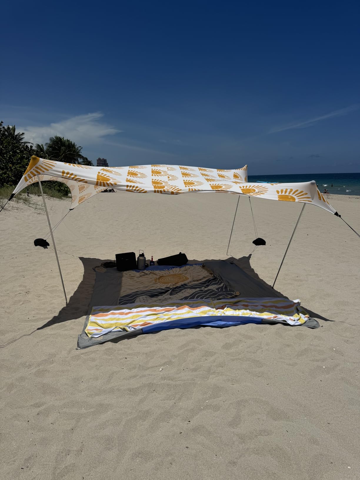 Sand Cloud Turkish Beach Towel - Sand Resistant & Quick Dry - Extra Large | 100% Organic Cotton - Blanket for Picnic or Beach - As Seen on Shark Tank - Marine Life (Prism Turtles XL) customer photo 1