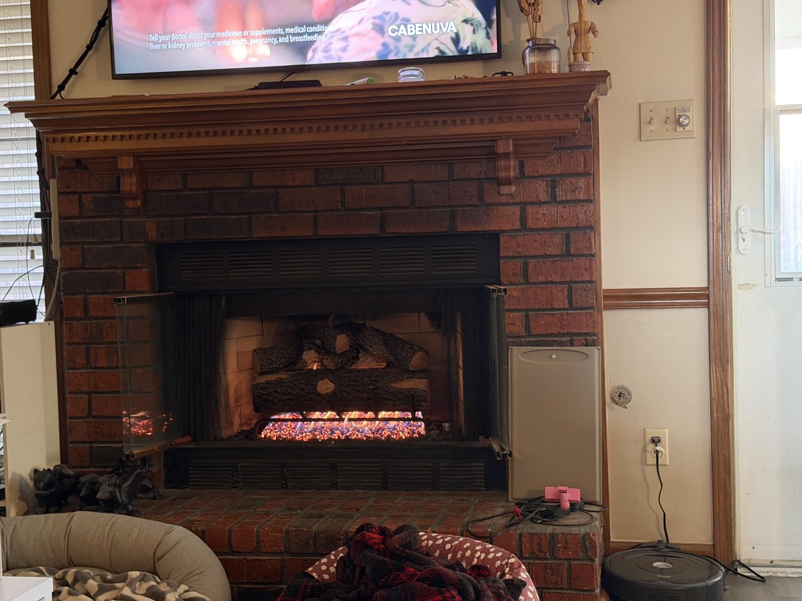 Peterson Real Fyre 18-inch Big-Stack Split Oak Log Set with Vented G45 Dual-Flame Burner w/Auto Safety Pilot Control Valve (Natural Gas) customer photo 1