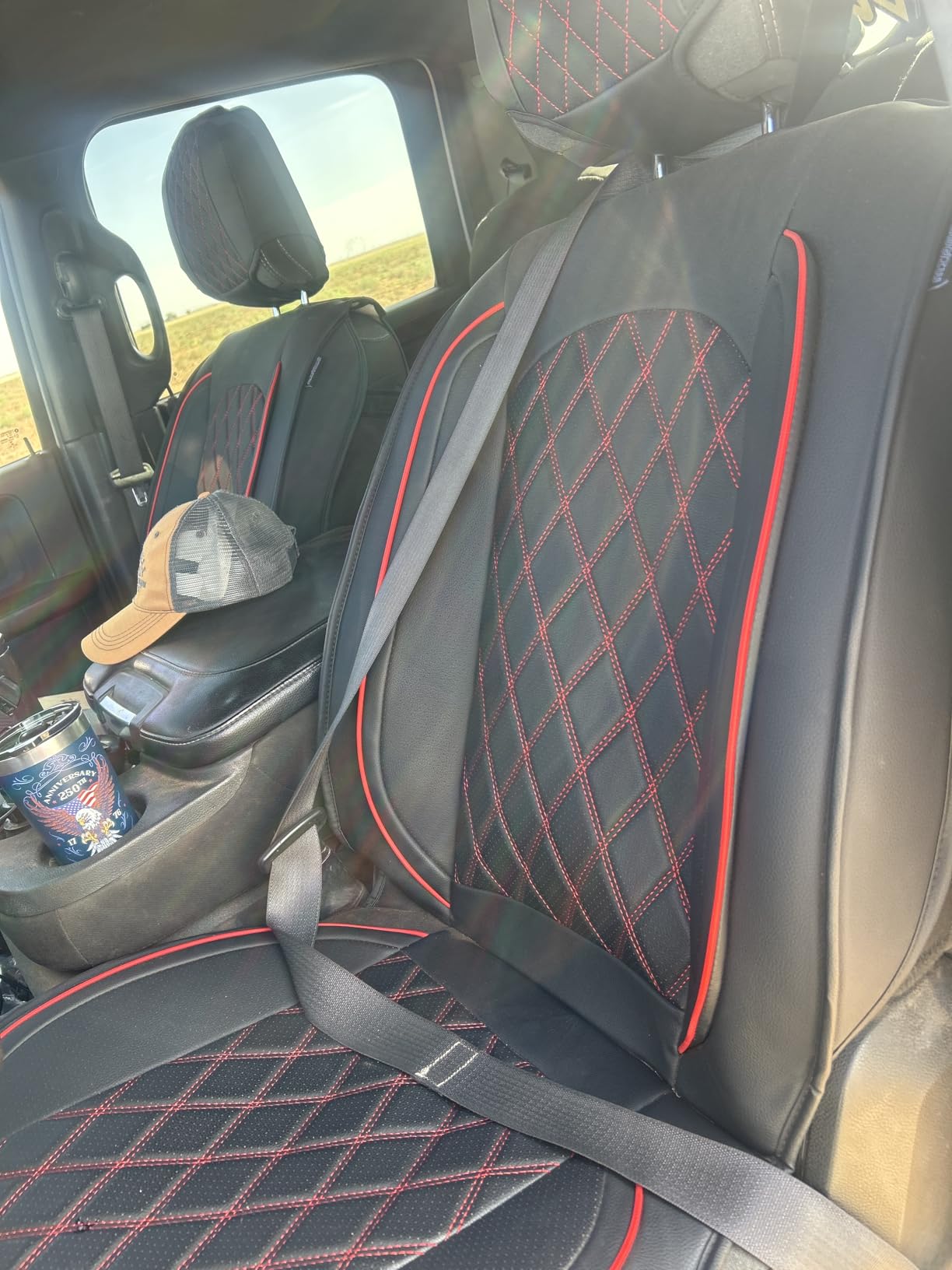MIROZO Dodge Ram Seat Covers Full Set Fit for 2009-2026 Ram 1500/2500/3500 customer photo 2