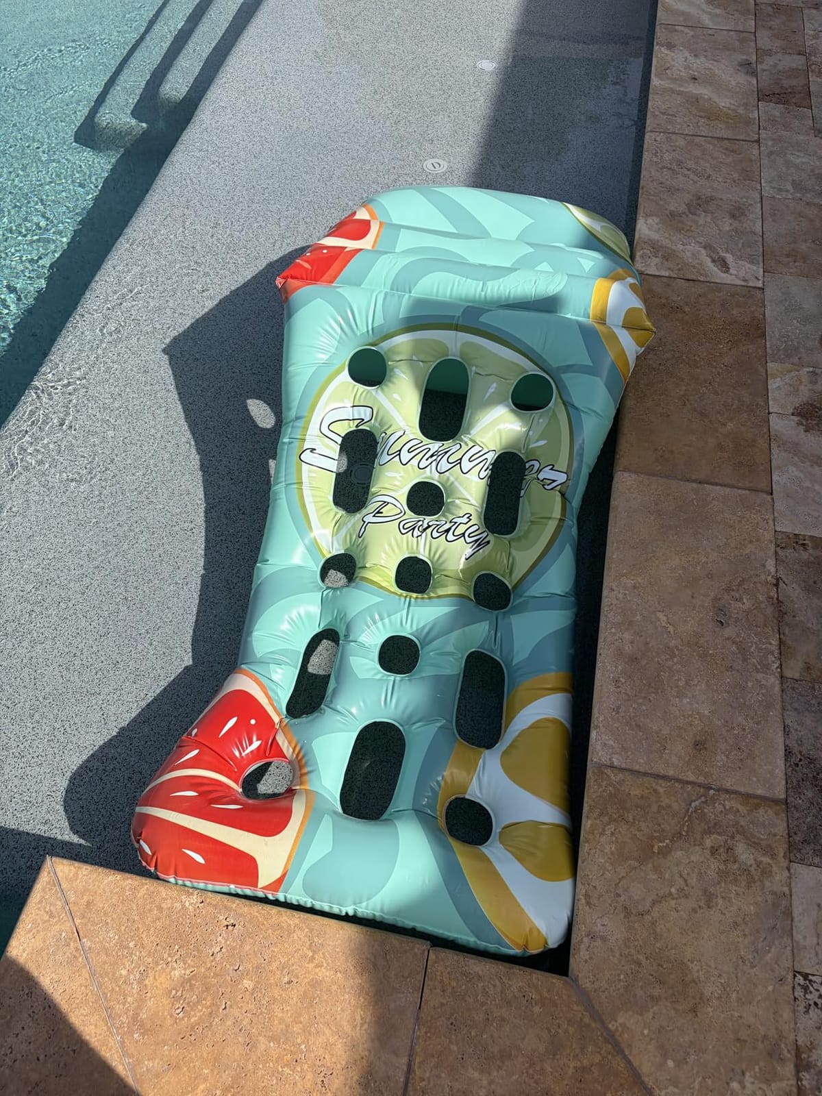 Jasonwell Inflatable Pool Float Adult - Pool Floaties Lounger Floats Floating Chair Raft with Adjustable Backrest Cup Holders Water Floaty Lake Lounge Tanning Floats customer photo 2