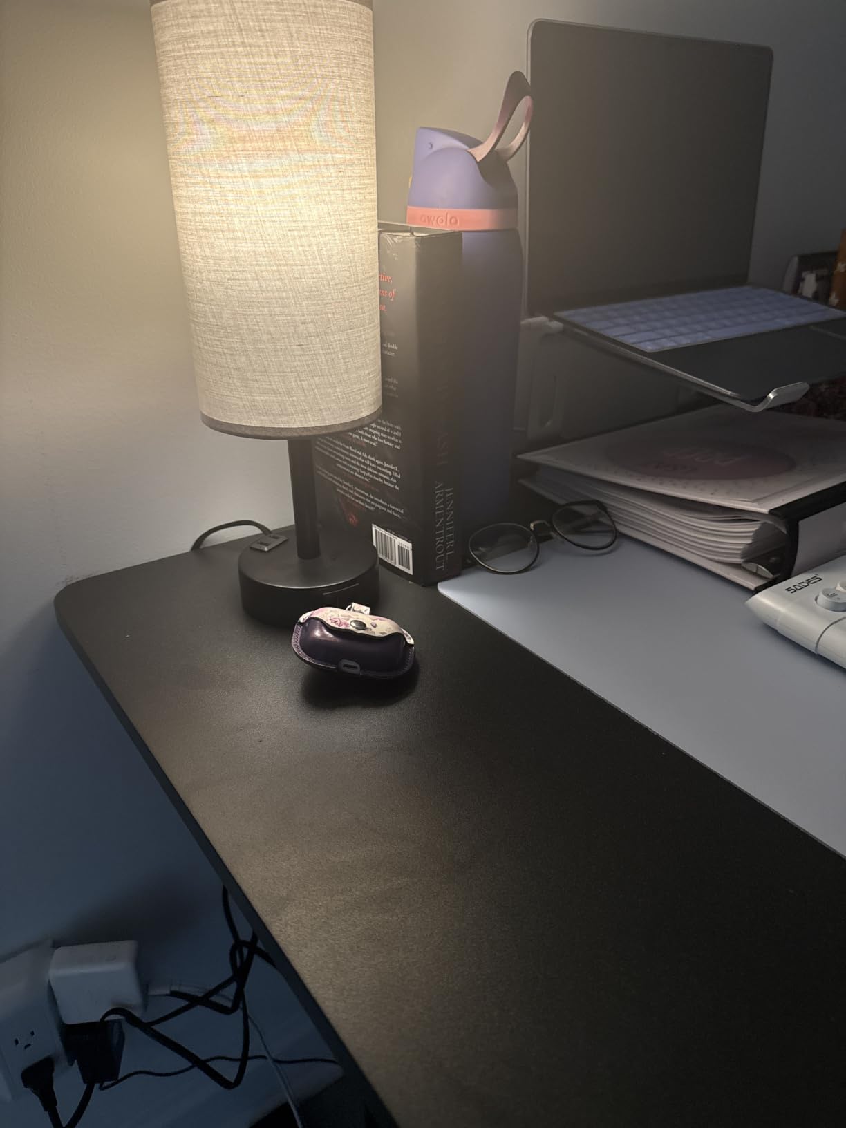 Fenmzee Bedside Table Lamp for Bedroom - Dimmable Touch, USB A+C, AC Outlet customer photo 1