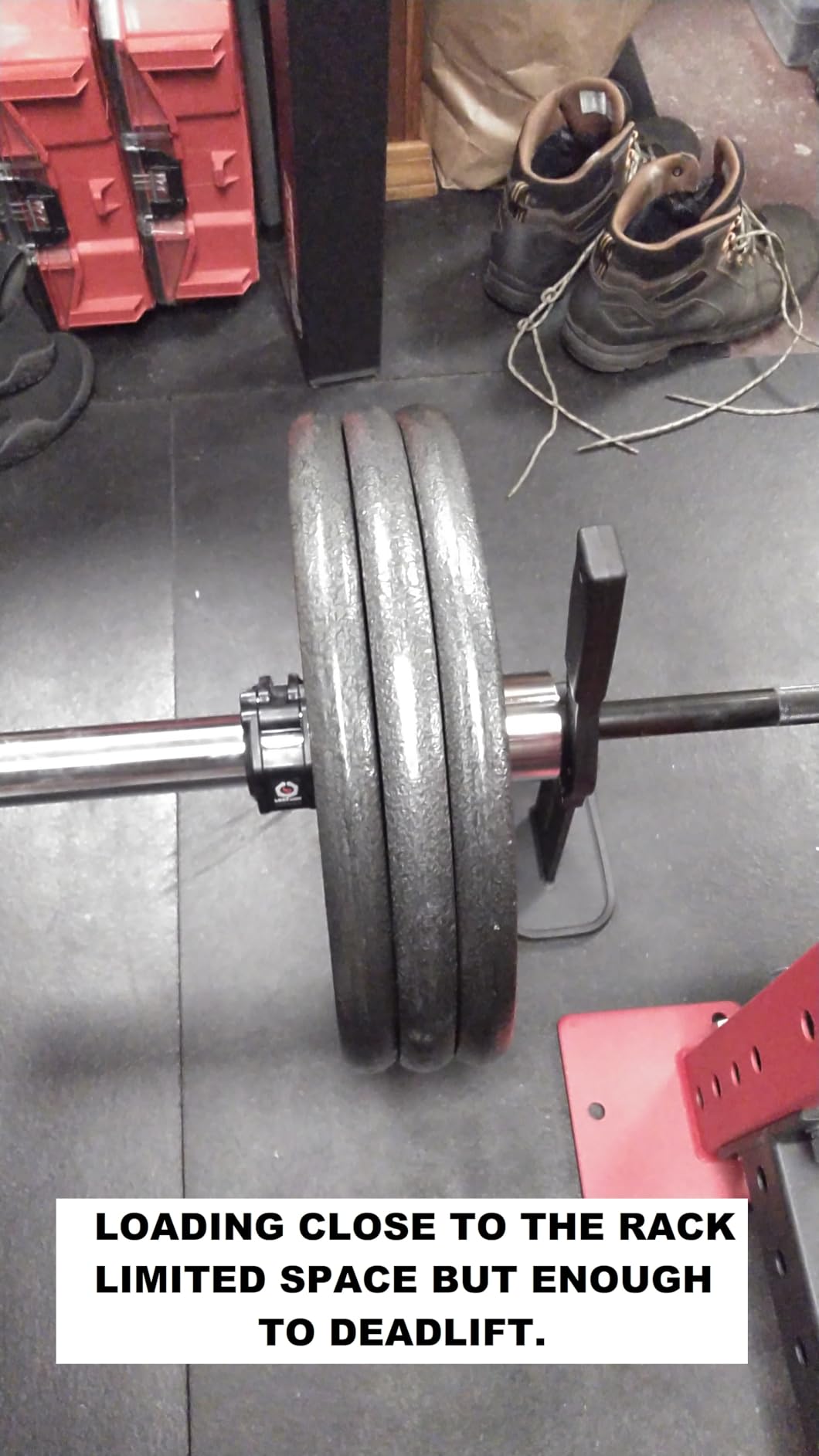 RitFit Deadlift Jack, 660LB Capacity, Non-Slip Handle Portable Barbell Jack | Heavy-Gauge Metal, PVC-Protected Base, No Assembly, Fits Standard Barbells, Ideal for Deadlift & Powerlifting customer photo 1