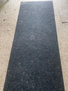 Ottomanson Waterproof Runner Rug 2'x6, Non Slip Indoor Outdoor Door Mat | Heavy Duty Commercial Industrial Utility Entryway Carpet, Hallway, Garage, Patio, Rubber Backed, Low Profile, Black customer photo 2