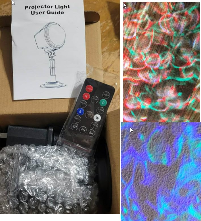 Laser Christmas Projector Lights Outdoor, Firefly Light Show for Trees customer photo 1