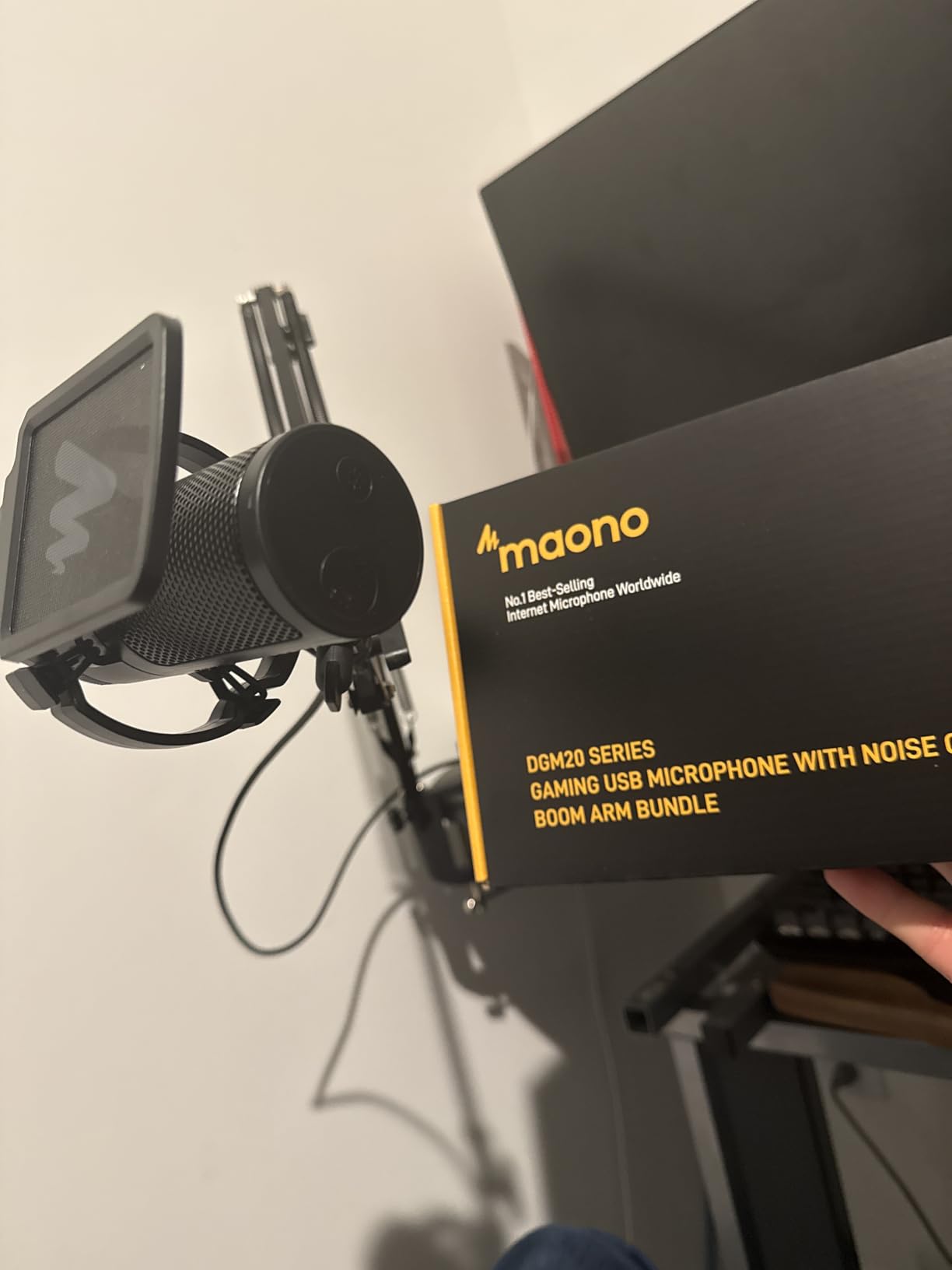 MAONO DGM20S Gaming Microphone for PC with Clear Voice & Noise Reduction customer photo 1