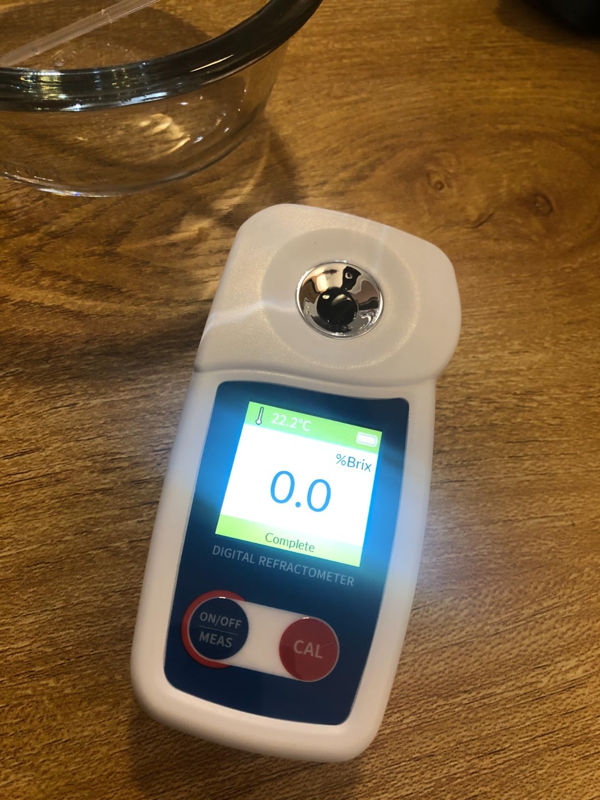 Digital Brix Refractometer with 0-55% Range, ±0.1% Accuracy | Automatic Temperature Compensation Brix Meter for Fruit Juice, Wine Making & Coffee customer photo 1