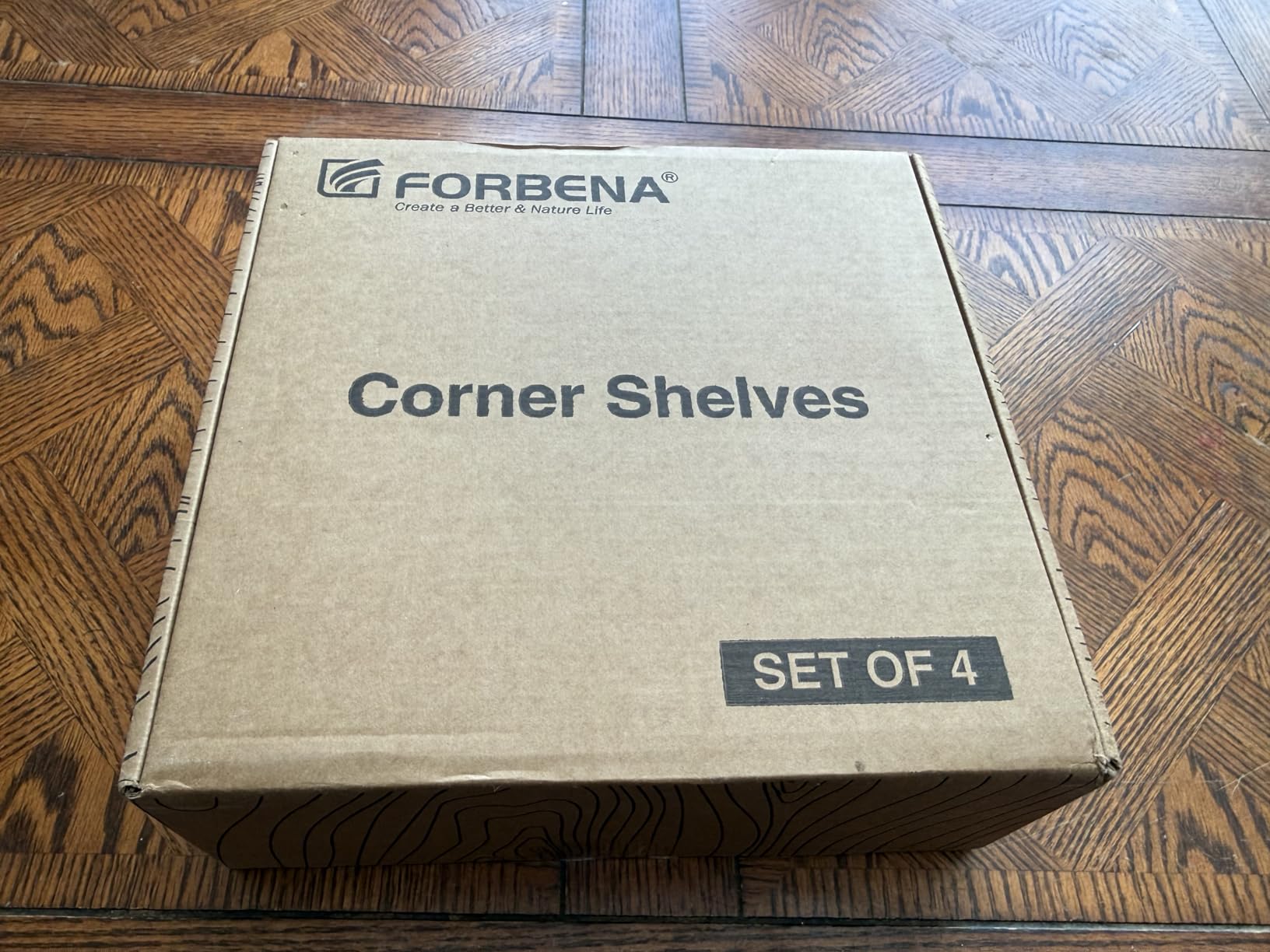 Forbena White Corner Floating Shelves for Wall Set of 4, Rounded Corner Shelves Wall Mounted for Kids Bedroom Books, Cute Wood Hanging Corner Shelf for Bathroom Decor, Living Room, Small Spaces customer photo 2