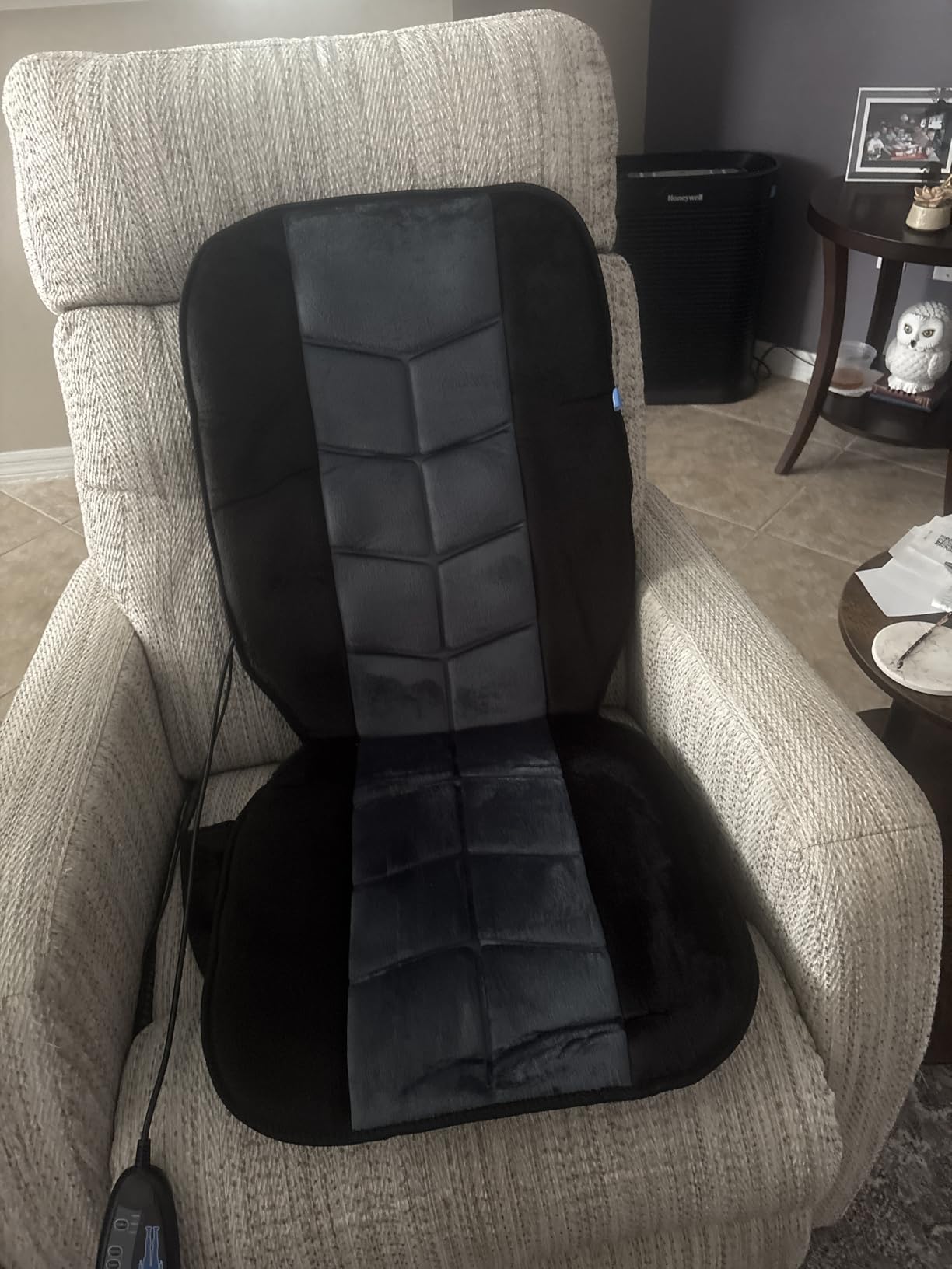 Vibration Massage Chair Pad, Back Massager with Heat, Massage Seat Cushion customer photo 1