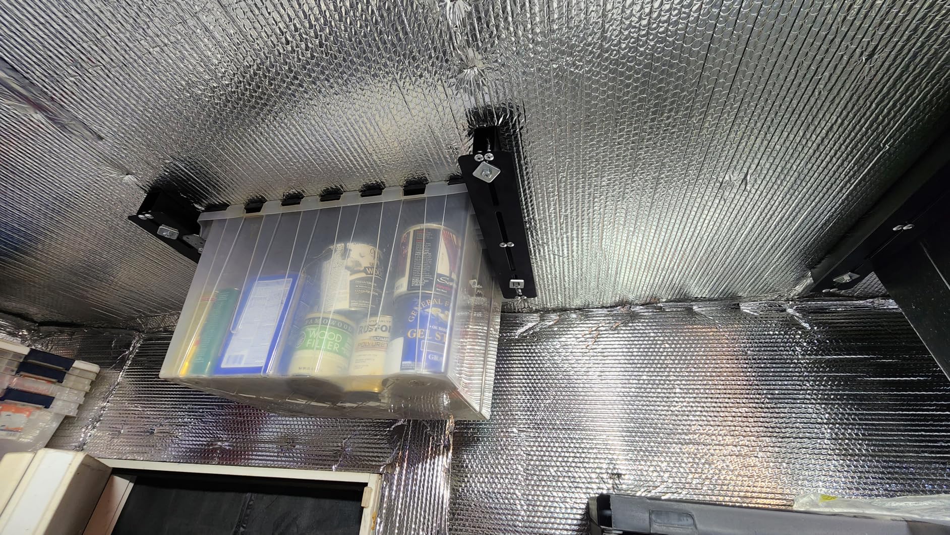 TORACK Garage Ceiling Bin Storage Rack (only fit 16
