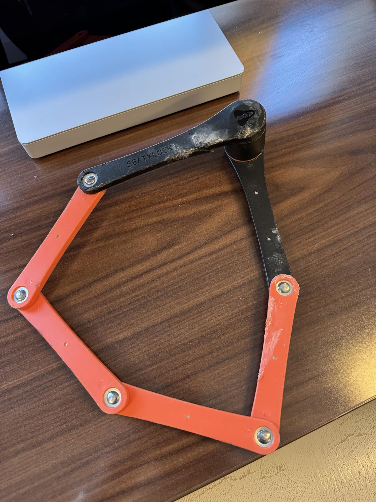 Seatylock FoldyLock Compact Lightweight Patented Folding Bike Lock 33.5 in customer photo 1