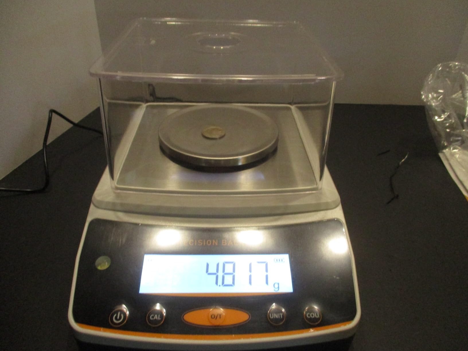 Bonvoisin Lab Analytical Balance 500g x 0.001g Precision Digital Scale .001 Gram Accuracy Laboratory Scientific Milligram Scale 17 Units Selectable customer photo 2