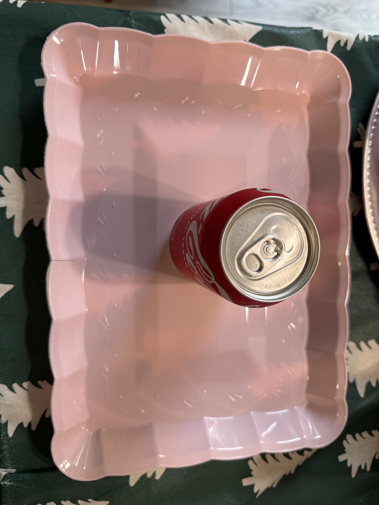 6 Pack Clear Plastic Serving Trays for Party, 9 x 13 Inch - Heavy Duty Plastic Trays for Food customer photo 1