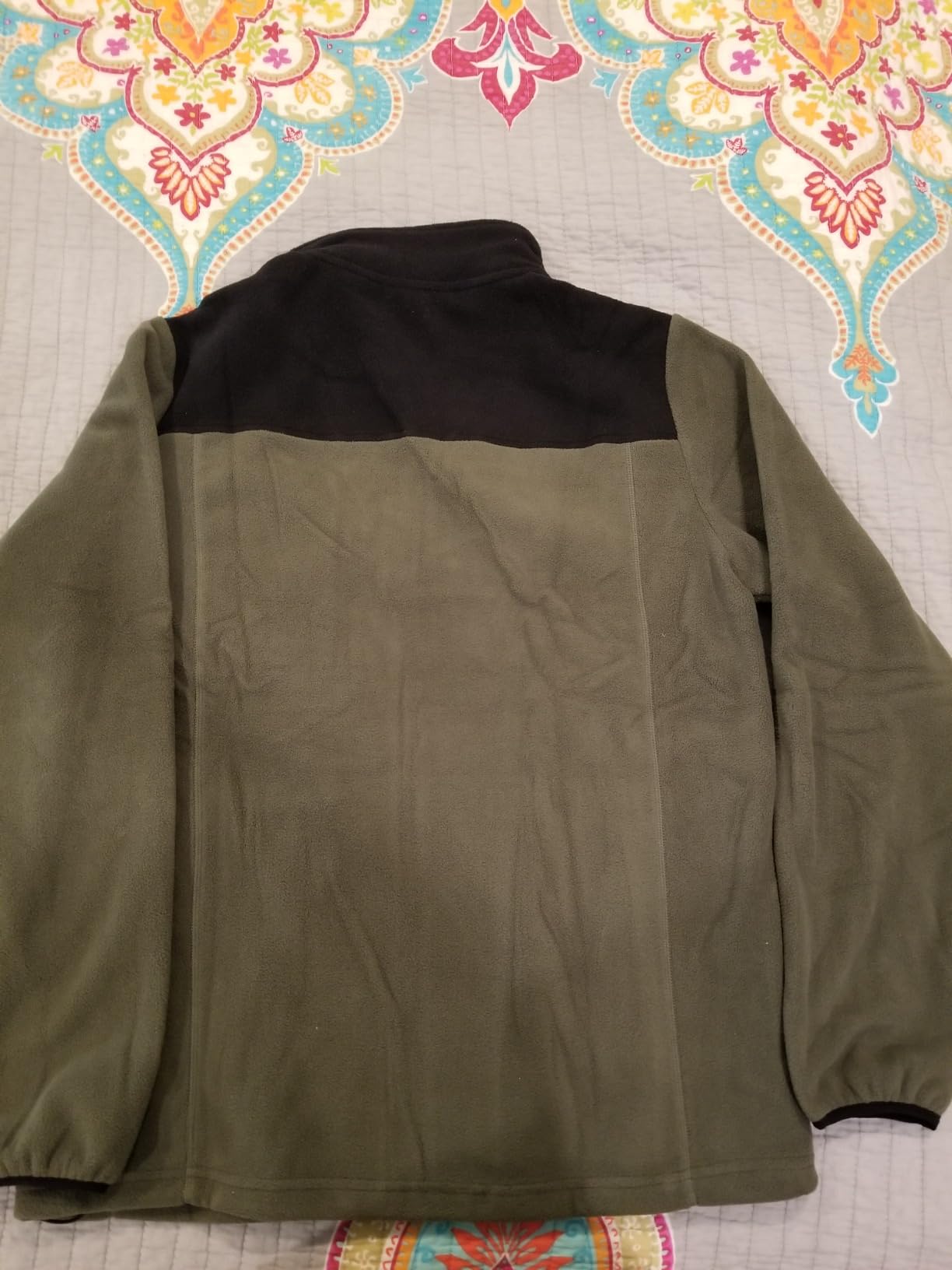 Pioneer Camp Men's Polar Fleece Jacket Full Zip Lightweight Hiking Outdoor customer photo 2