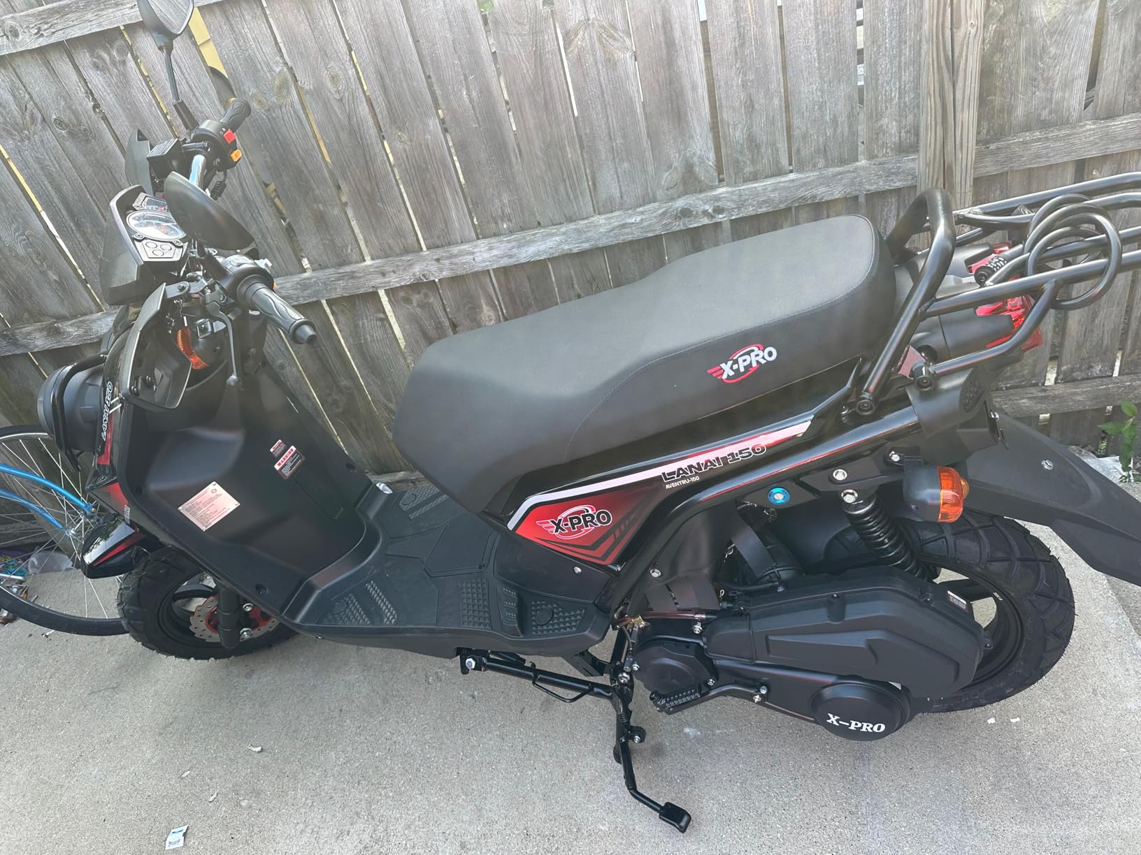 X-PRO 150cc Adult Moped Street Gas Moped 150cc Bike with 12